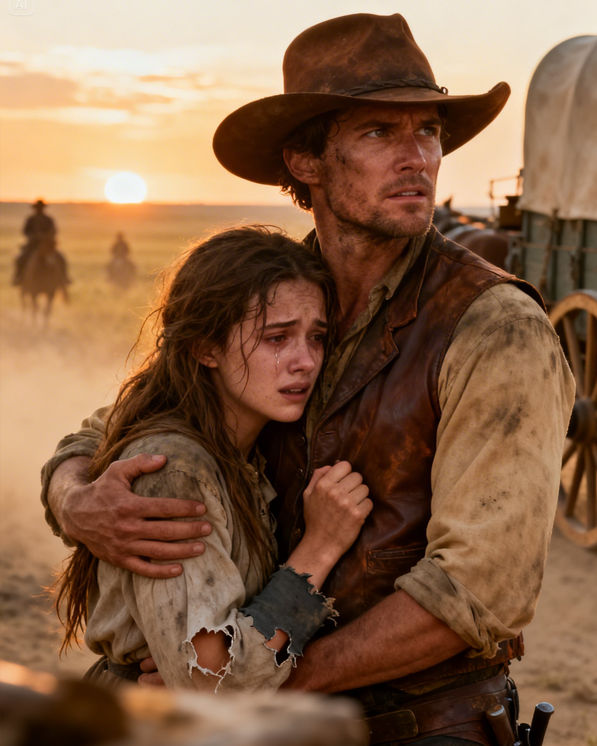 She Was Too Bruised To Stand, A Cowboy Lifted Her And Said “No One Will Hurt You Again”