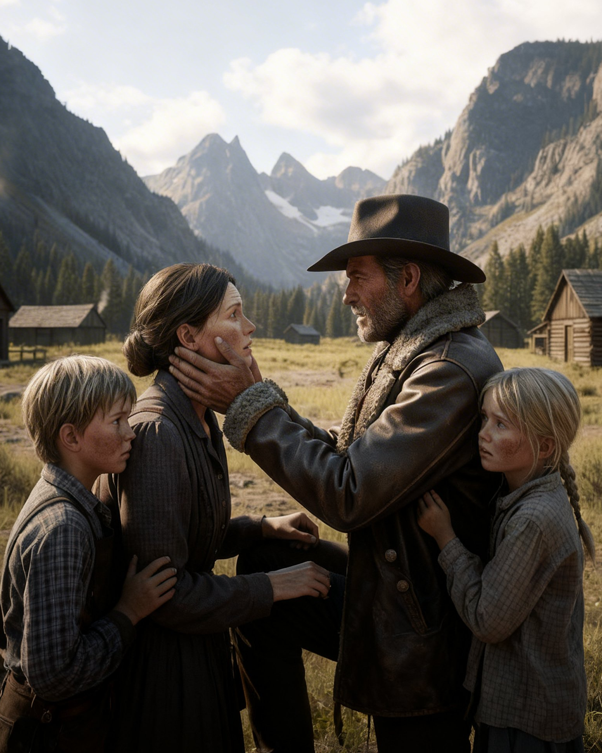 “I Never Had a Wife” – The Lonely Mountain Man Who Protected a Widow and Her Children