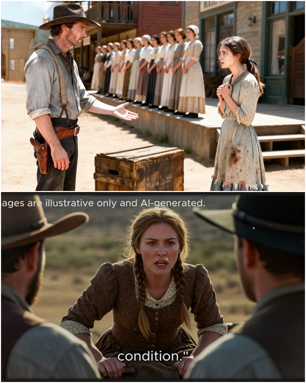 “Give Me The One No One Wanted!” Cowboy SAID After Being Offered 10 Mail-Order Brides