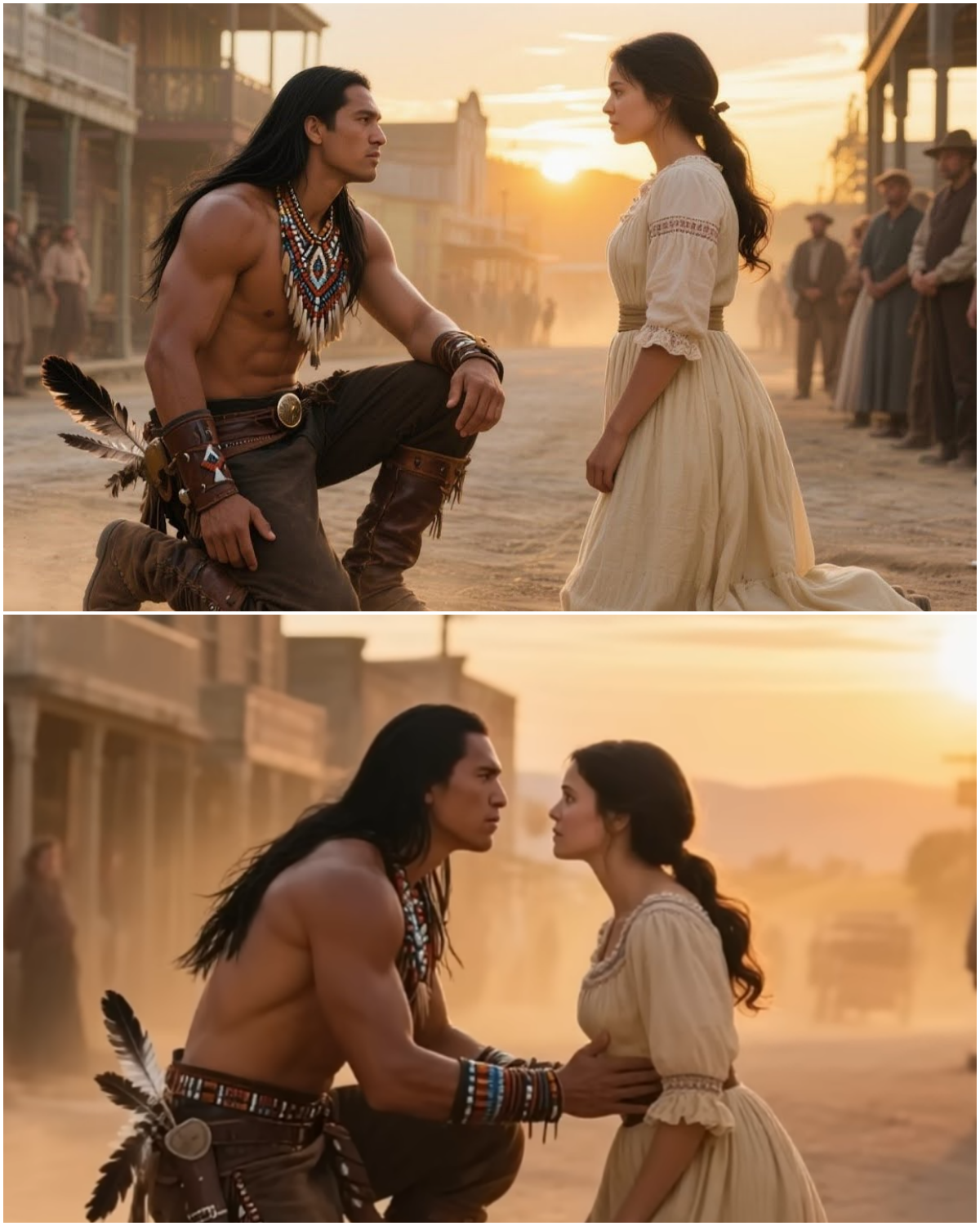 “At 19, She Was Forced to Marry an Apache — But His Wedding Gift Silenced the Whole Town”