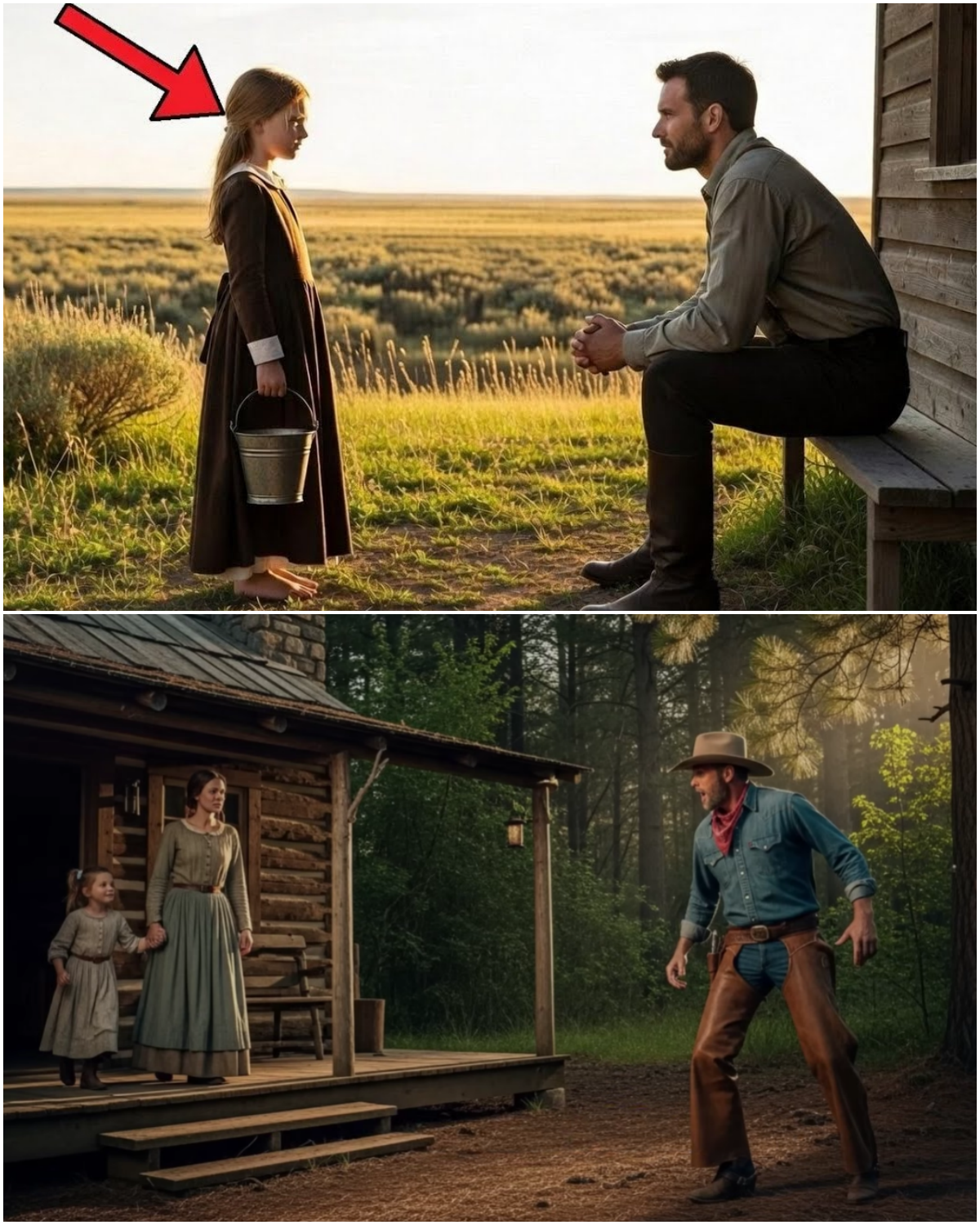 She Whispered “Meet My Mommy” — The Cowboy Never Expected What Was Hidden in the Woods