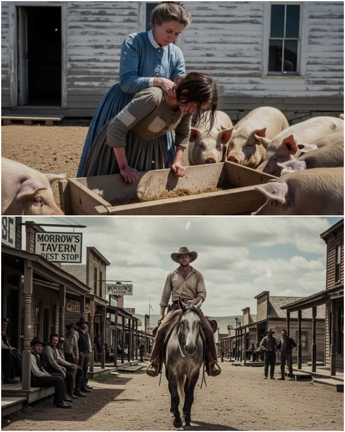 Mistreated By Her Stepmother Every Day… — Until A Cowboy Stepped In