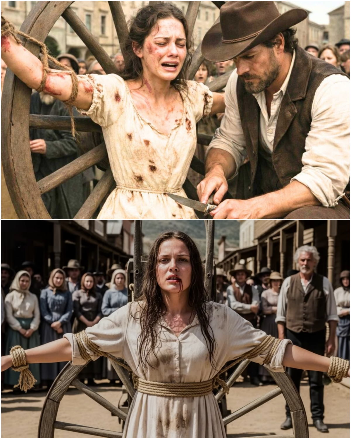 She Was Shamed for All to See—Until One Cowboy Stepped In, “You’re Safe Now”