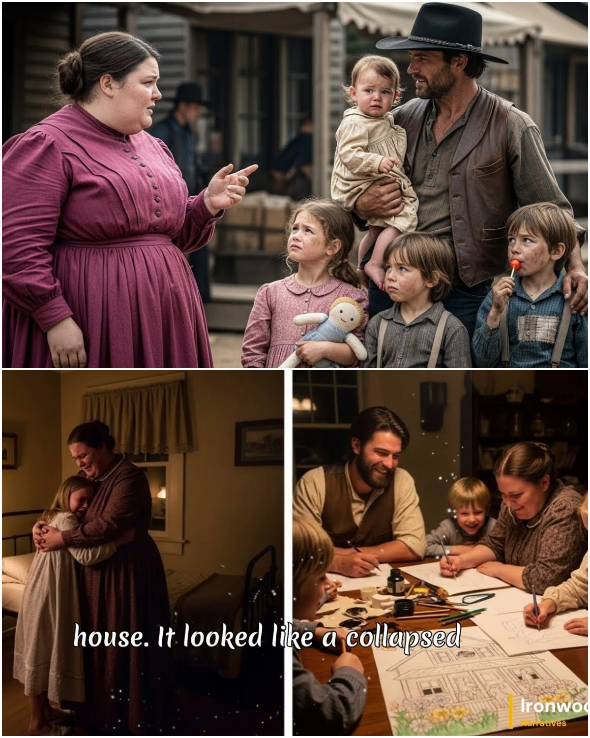 I Am Not Fit for Any Man, The Curvy Woman Said —But I Can Love Your Children.” The Cowboy Went Quiet