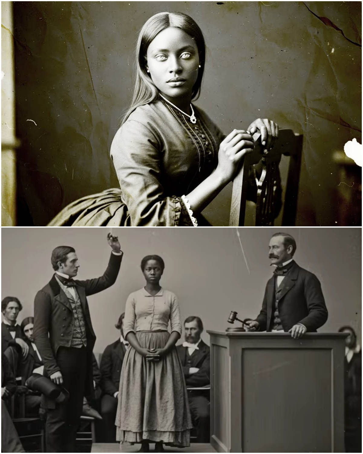 The Woman Who Stunned the Louisiana Auction: A Rare 1851 Account