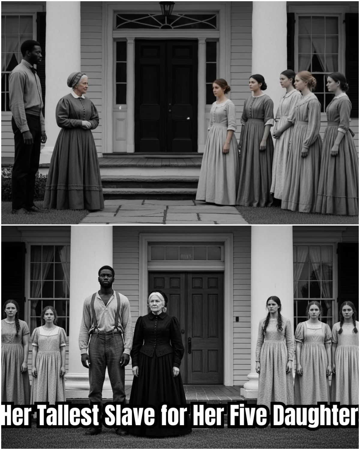 In 1847, a Widow Chose Her Tallest Slave for Her Five Daughters… to Create a New Bloodline
