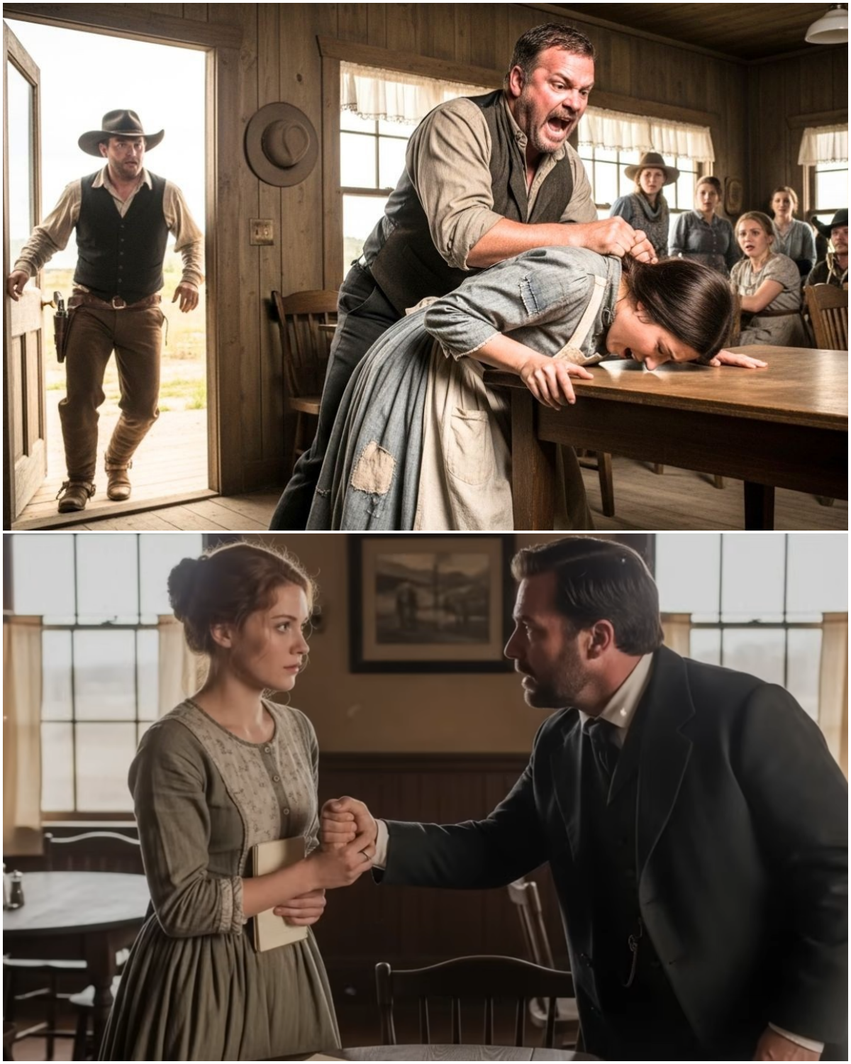 “On Your Knees,” He Demanded — A Stranger Stepped In and Changed Her Fate Forever