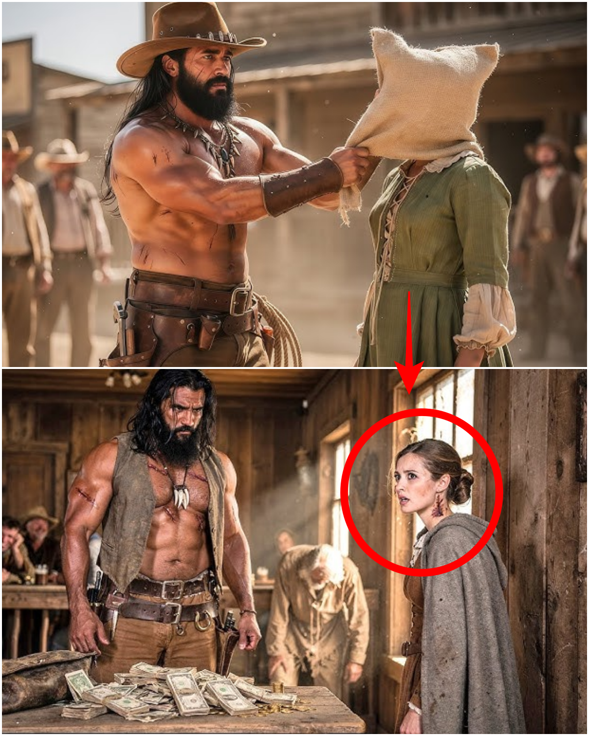 Mountain Man Bought Rejected Bride With Sack On Her Head—Then He Gasped When He Saw Her Face 🤠