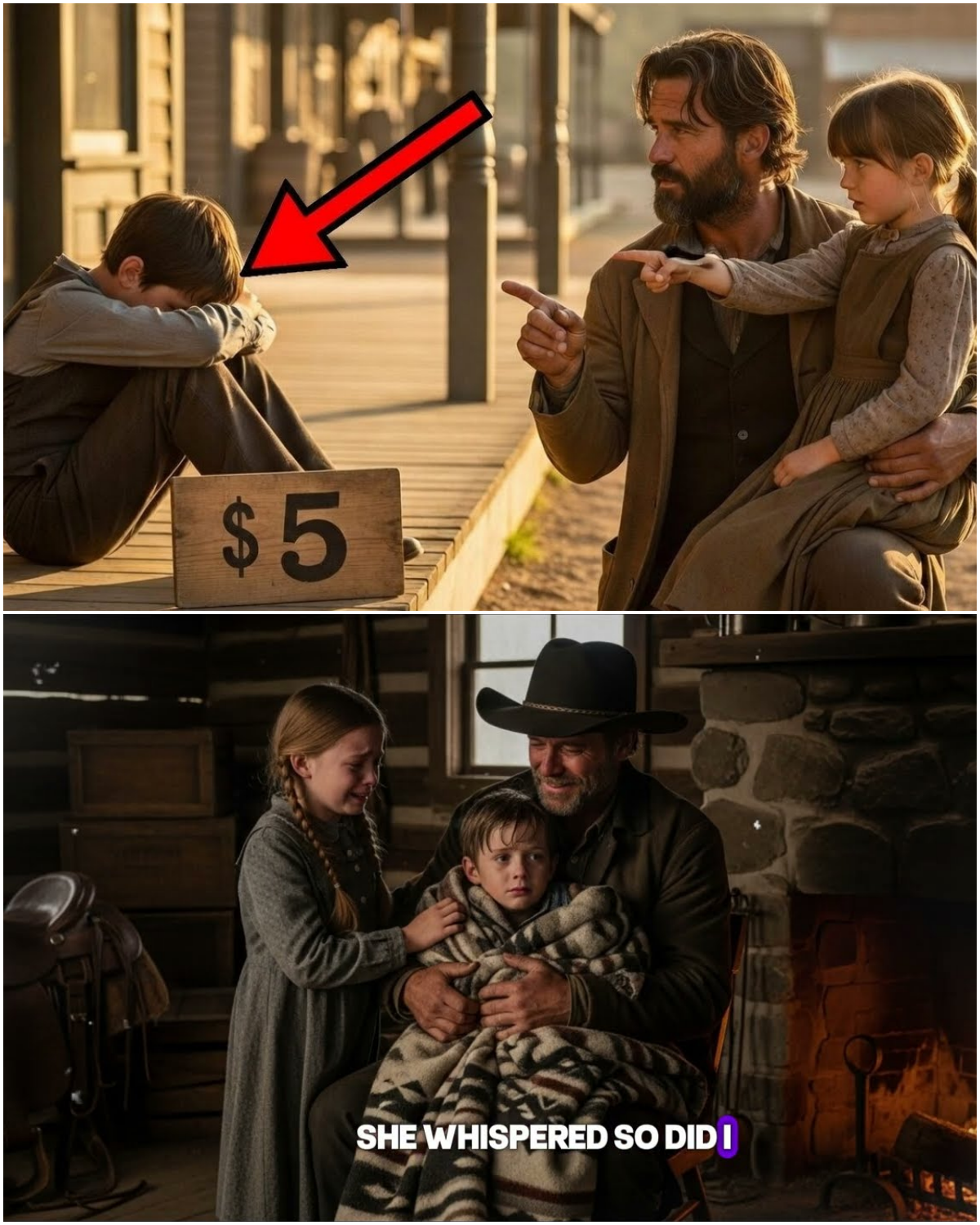 “Can We Buy That Boy, Daddy?” — The Cowboy Froze When He Realized Who the Child Really Was