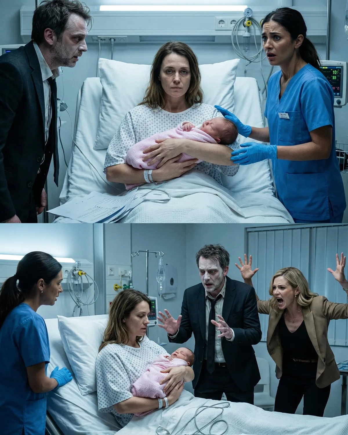 Six months after our divorce, my ex-husband called out of nowhere to invite me to his wedding. I replied calmly, “I just gave birth. I’m not going anywhere.” Thirty minutes later, he burst into my hospital room—pale and panicked.