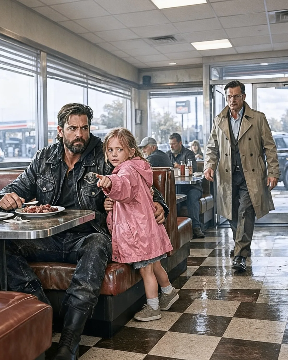 “Please Pretend You’re My Dad,” Little Girl Said — What the Hells Angel Did Next Shocked Everyone