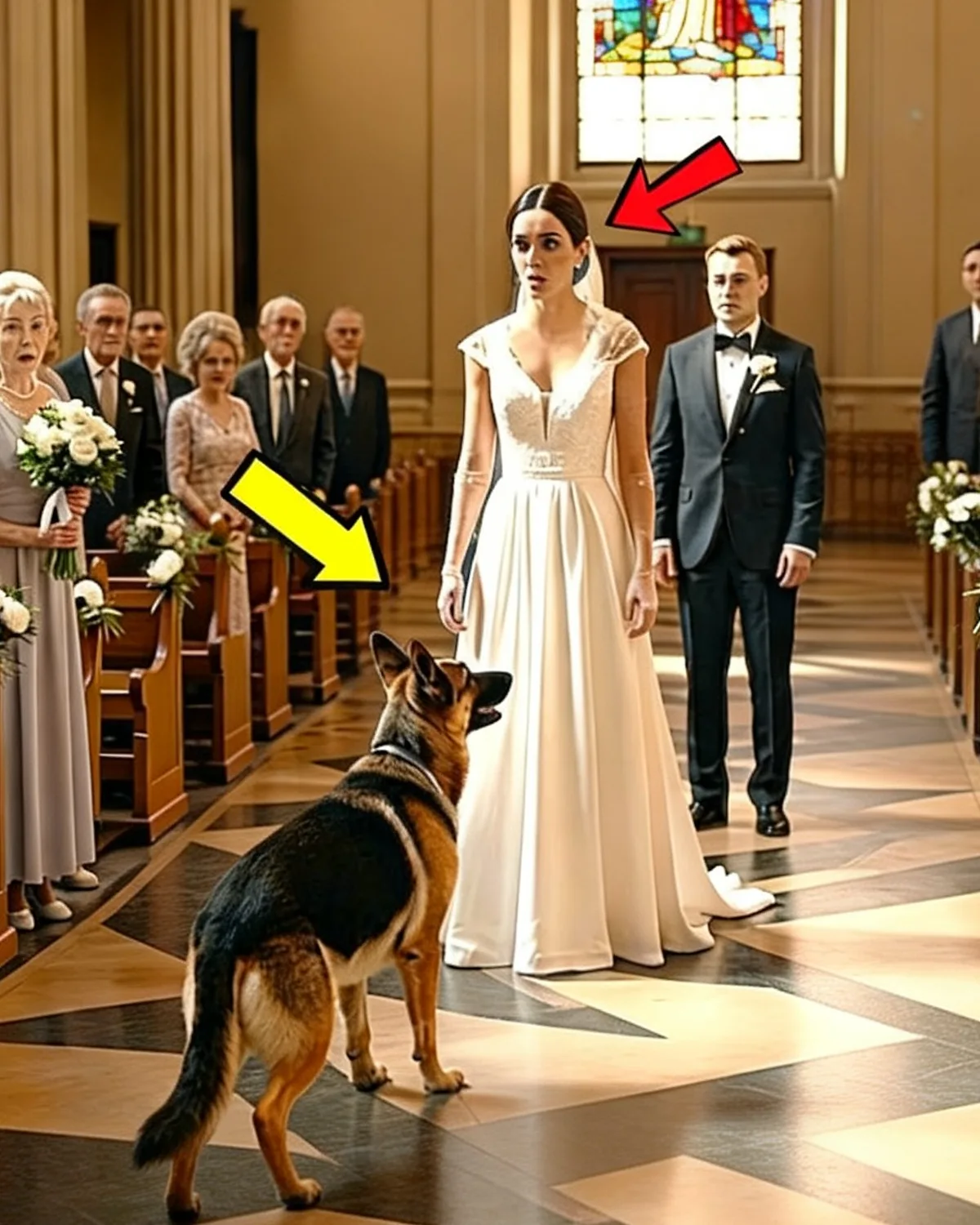 On Her Wedding Day, Her Police Dog Blocked Her Path — Then She Discovered the Heartbreaking Truth”