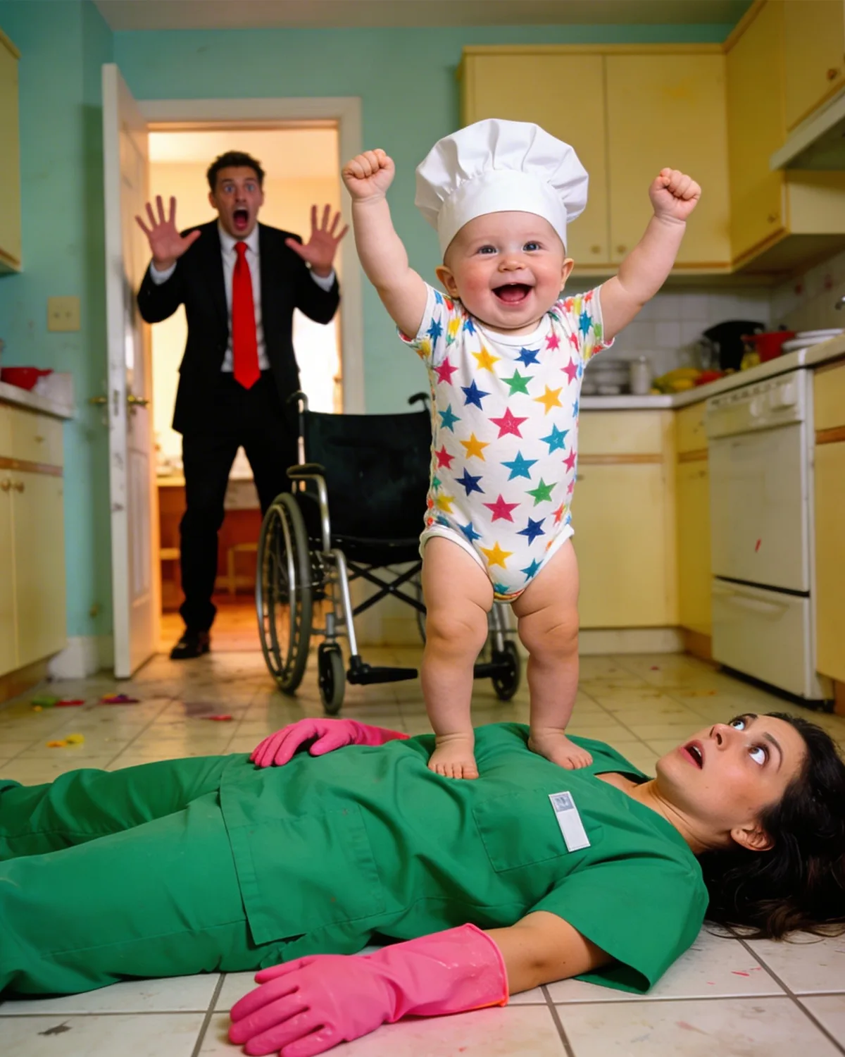 “Roberto, that girl does strange things. Yesterday I heard shouting and then music.”