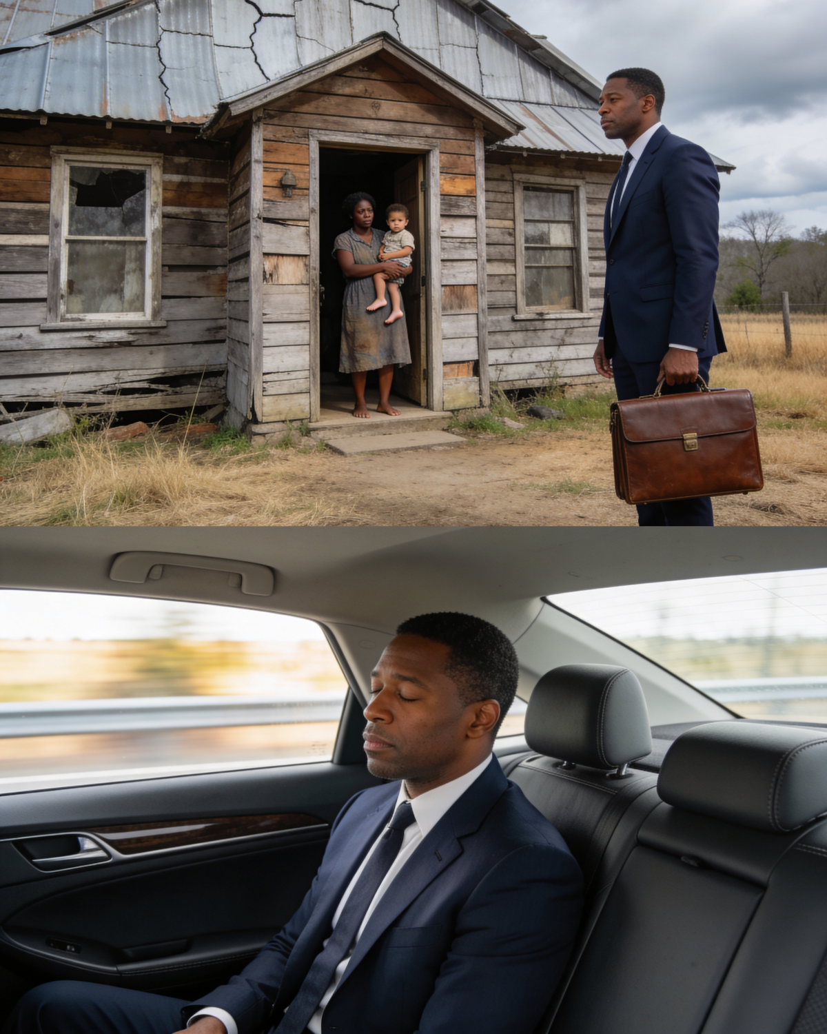 Billionaire Visits His Abandoned Home, But Shocked to See His Dead Wife Living There With His Son.