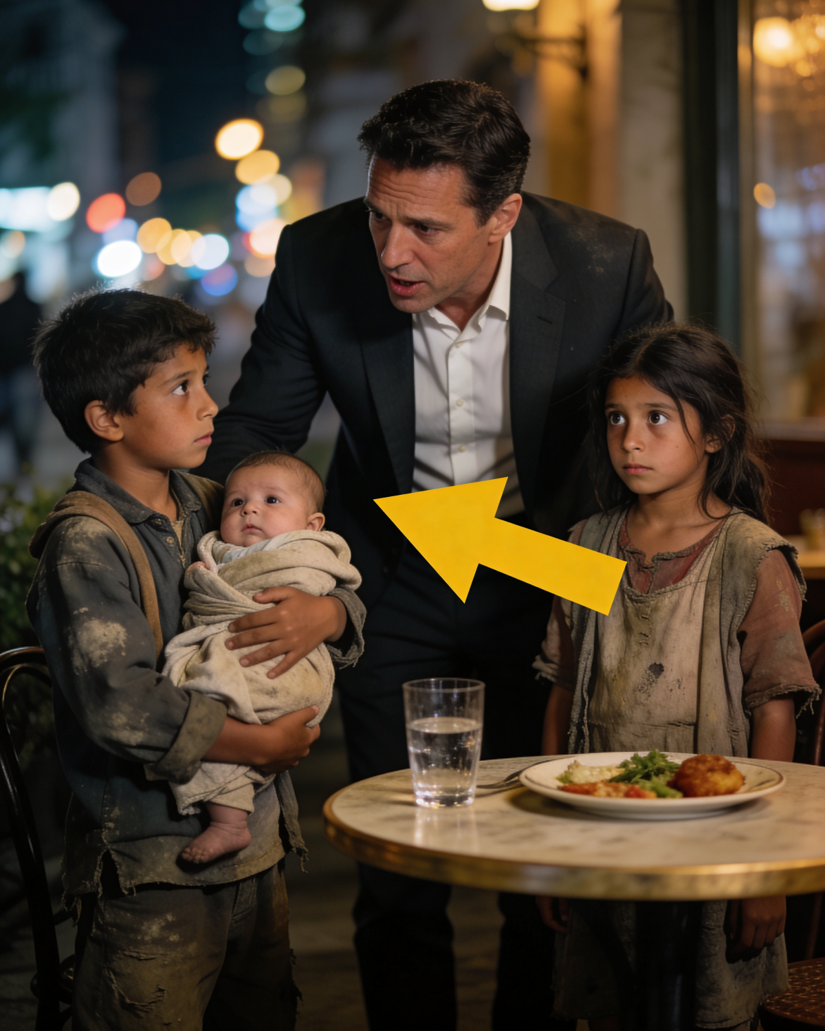 HE ASKED FOR NOTHING BUT LEFTOVERS… BUT THE MILLIONAIRE SAW THE ONE THING NOBODY ELSE NOTICED