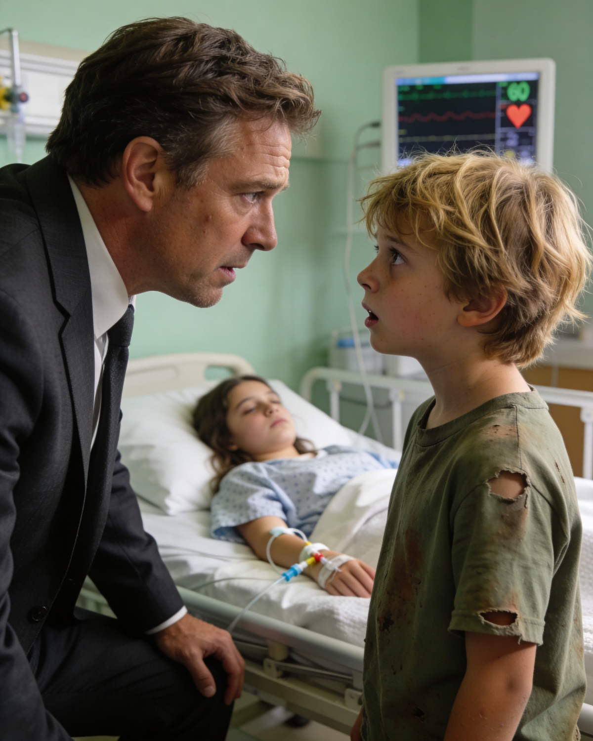 “MY BLOOD IS THE SAME AS HERS,” THE BEGGAR TOLD THE MILLIONAIRE, AND EVERYTHING CHANGED