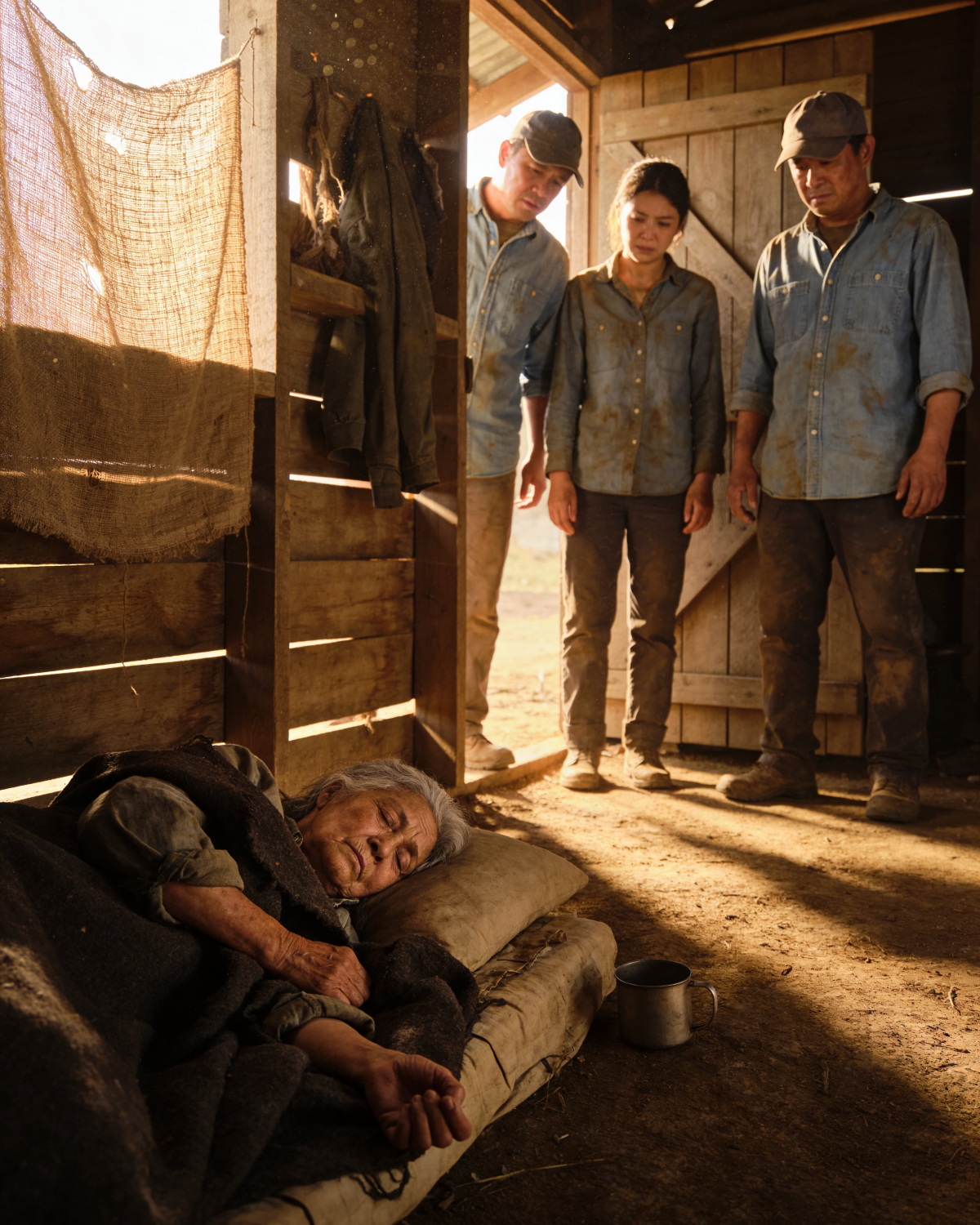 We thought the money we sent for years was giving her a peaceful life. But when we returned, we found misery, hunger, and a house falling apart. It was all a lie—told by someone we trusted with our whole hearts.