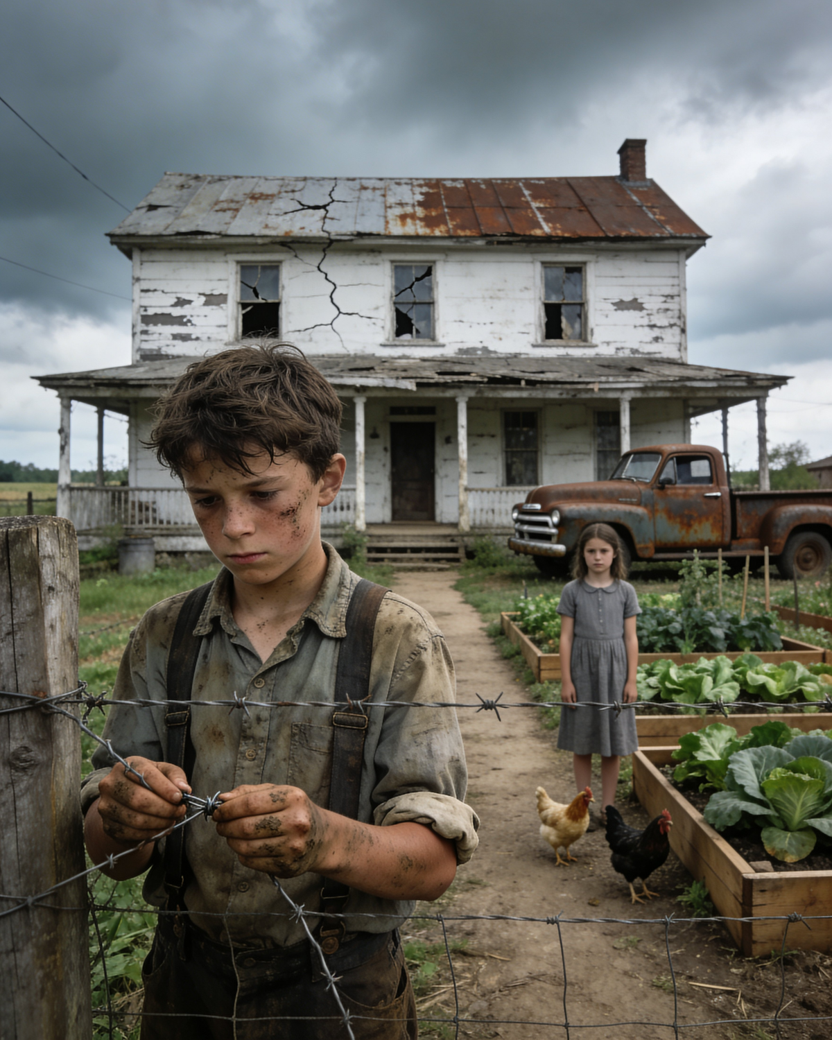 “OUR STEPFATHER ABANDONED US WITH NOTHING… SO I TURNED HIS CRUMBLING HOUSE INTO A FARM WORTH MILLIONS”