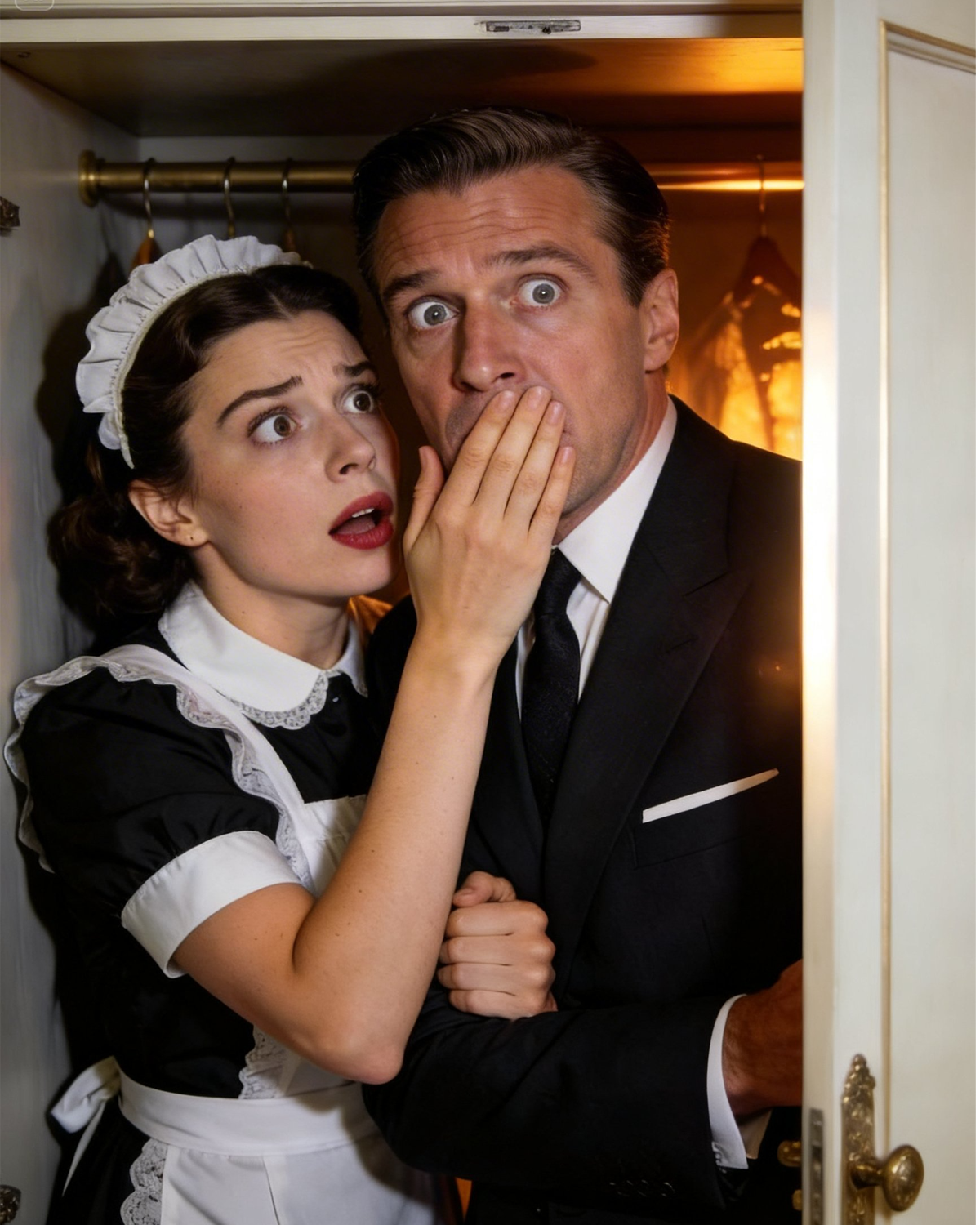 Millionaire Arrives Home EARLY and the Maaid Tells Him “DON’T SPEAK…” The Reason Leaves Him Frozen…