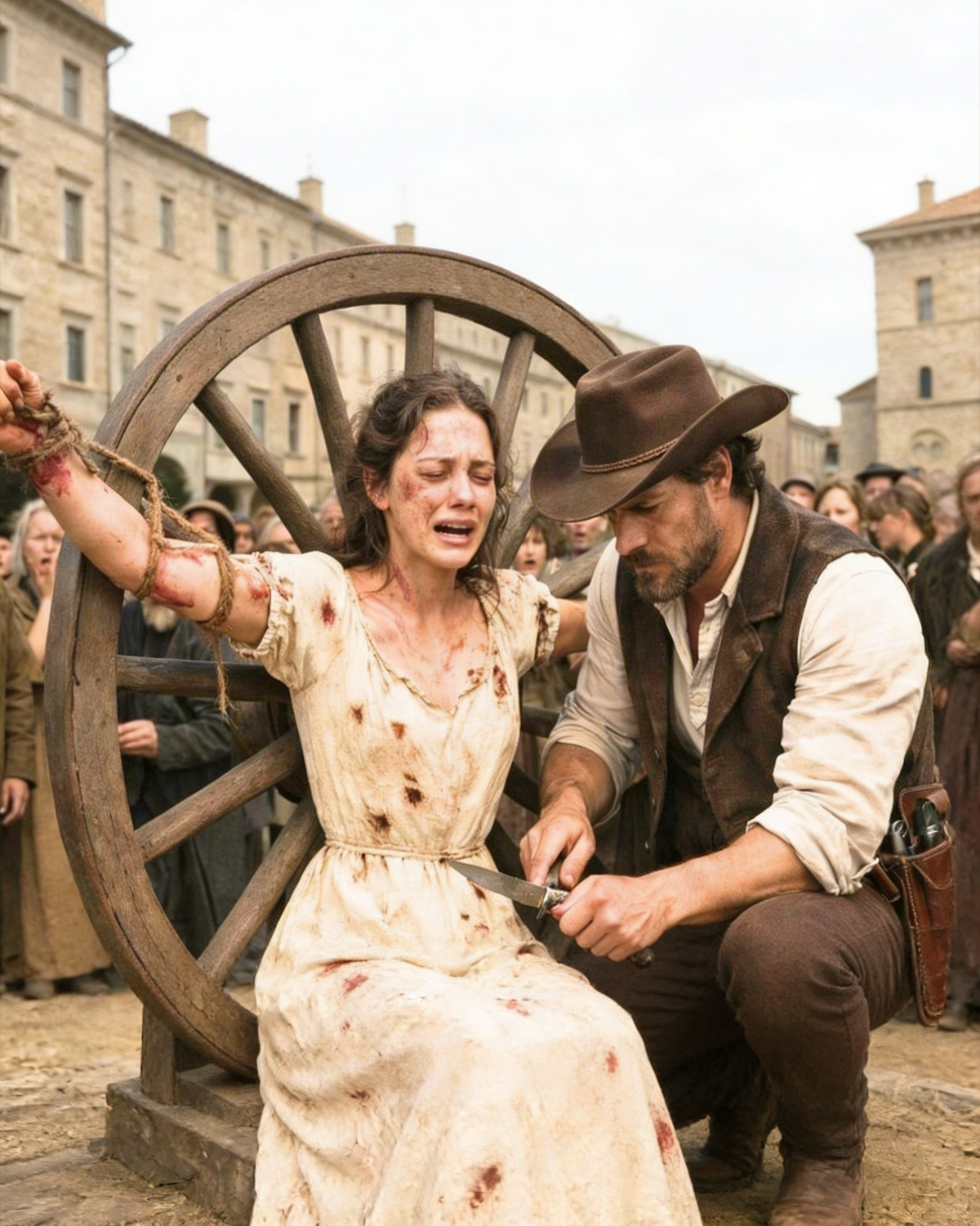 She Was Shamed for All to See—Until One Cowboy Stepped In, “You’re Safe Now”