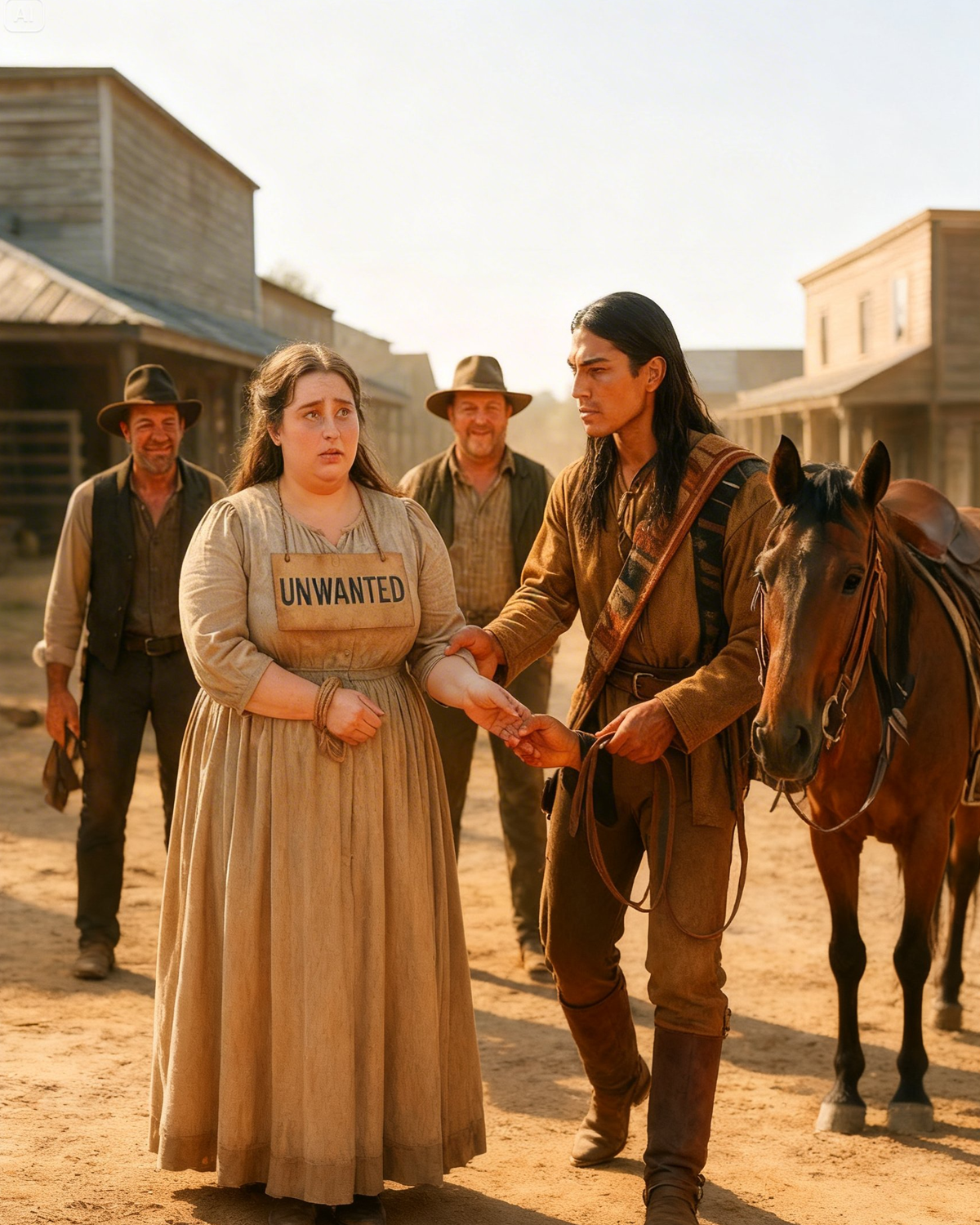 They Mocked Her Weight and Gave Her Away—Until a Lakota Man Called Her His Bride