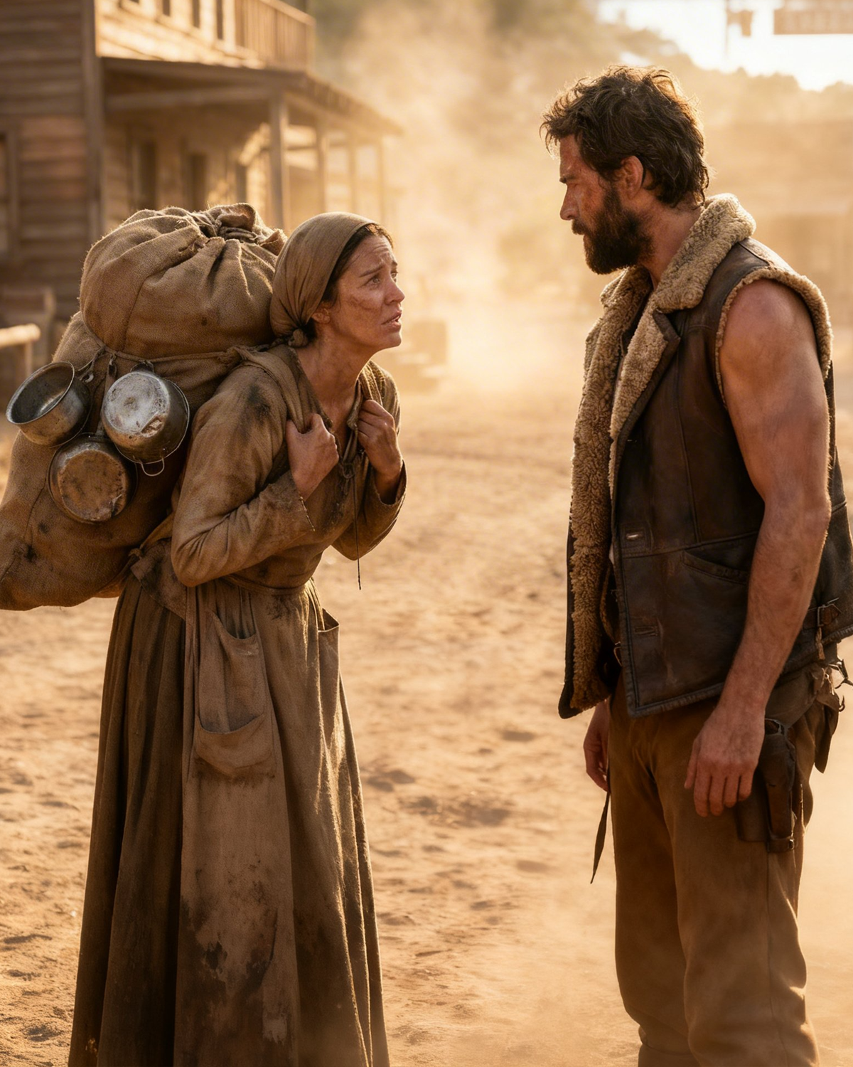 “I’m Not Worth Much, Sir… But I Can Cook,” Said the Homeless Widow to the Lone Mountain Rancher