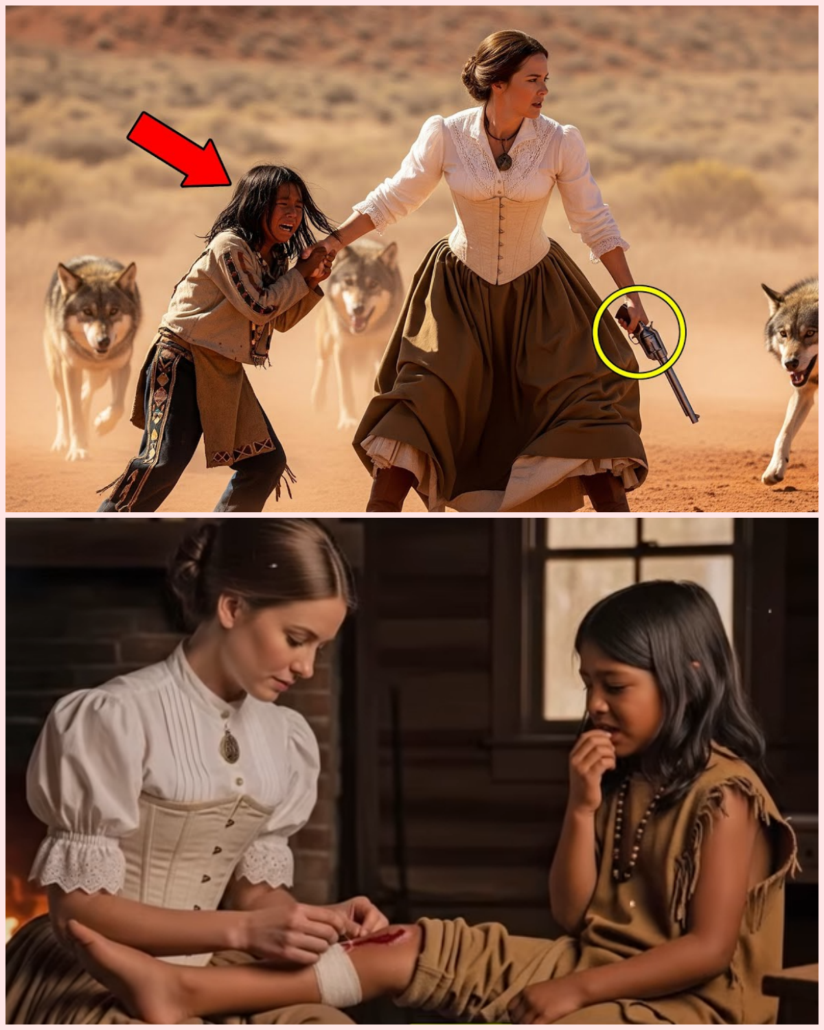 She Pulled a Crying Apache Boy From a Wolf Pack—That Night His Tribe Surrounded Her Cabin With Gifts