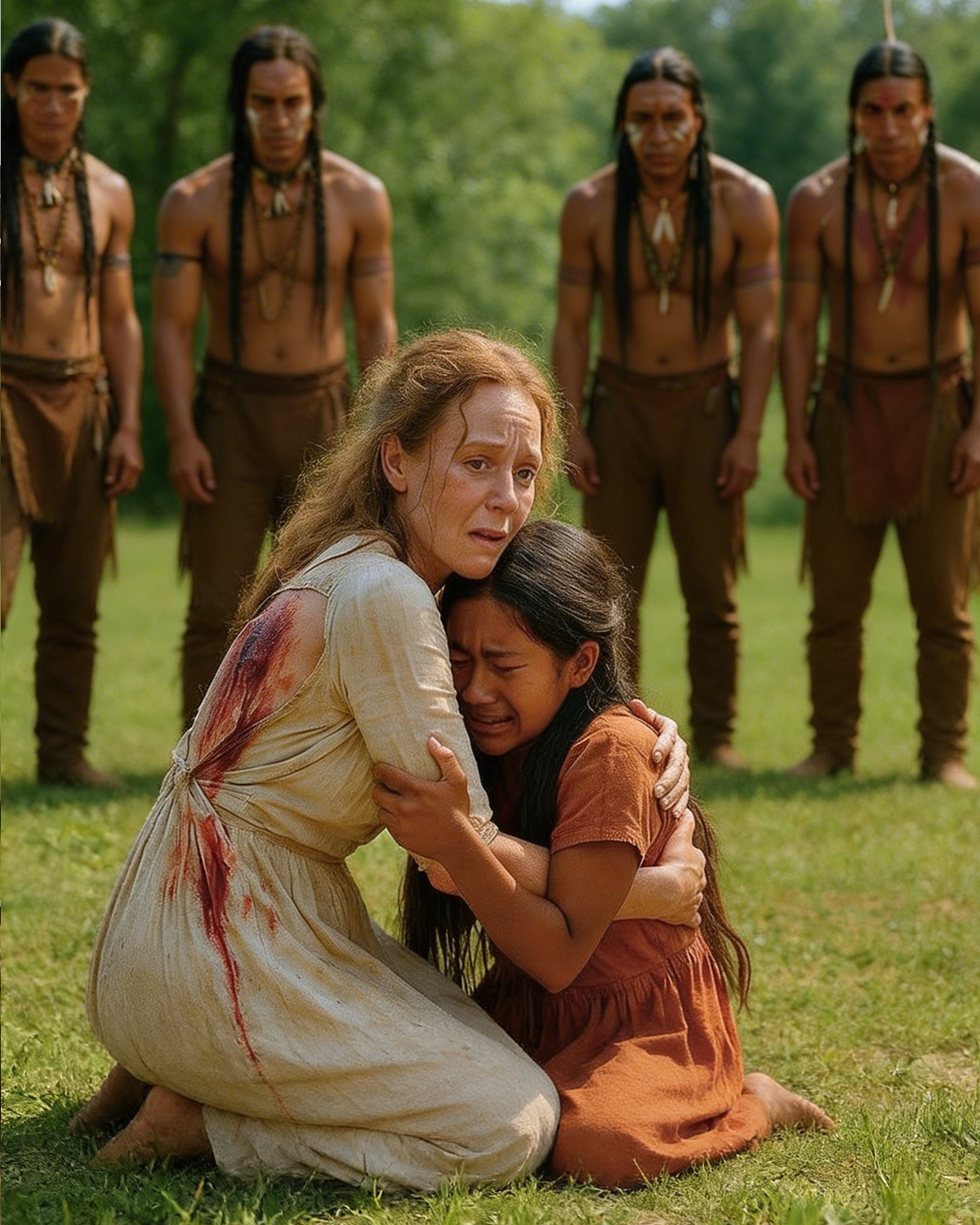 She Took the Lashes for a Native Girl—The Next Day, Five Brothers Knelt to Her