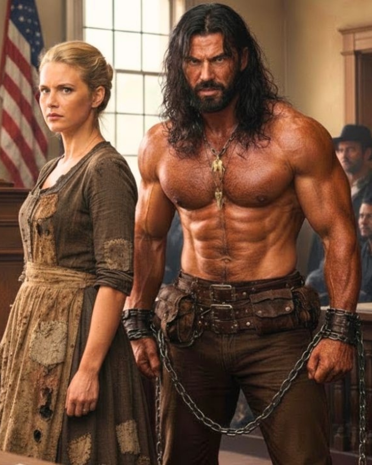 They Forced the Mountain Man to Marry the “Old Maid” — What She Did Next Terrified the County