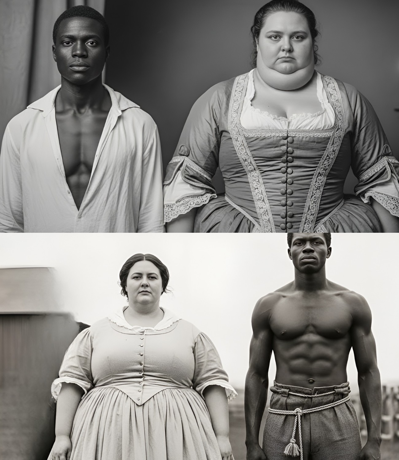 The Plantation Owner Gave His Obese Daughter to the Slave… What He Did to Her Body Left Them