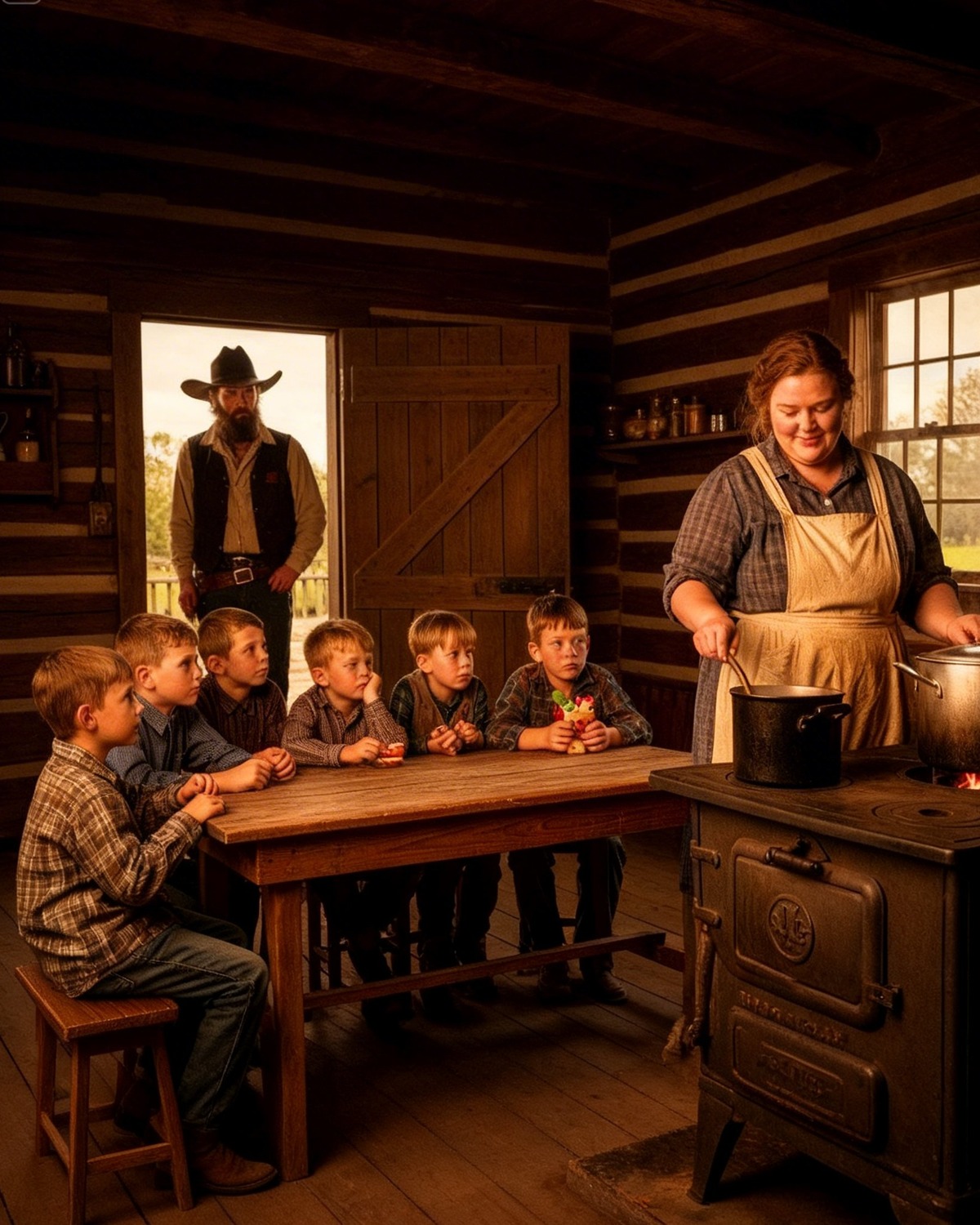 She Was Hired to Cook for 6 Kids