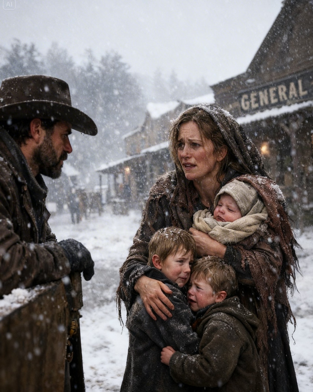 He Rejected Every Woman in Wyoming… Until a Desperate Mother Fell to Her Knees in the Snow