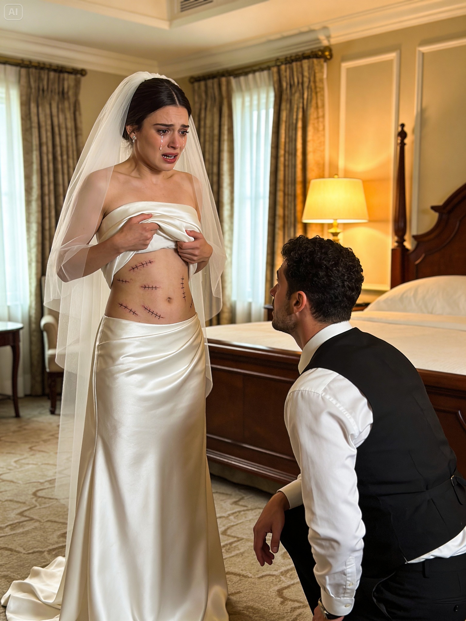 The richest man in town married a maid with three children—but on their wedding night, a secret emerged from the darkness!