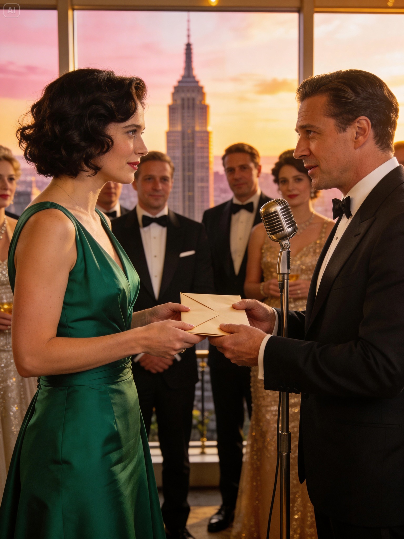 Four days before the New Year’s gala, my husband made a bet about me.