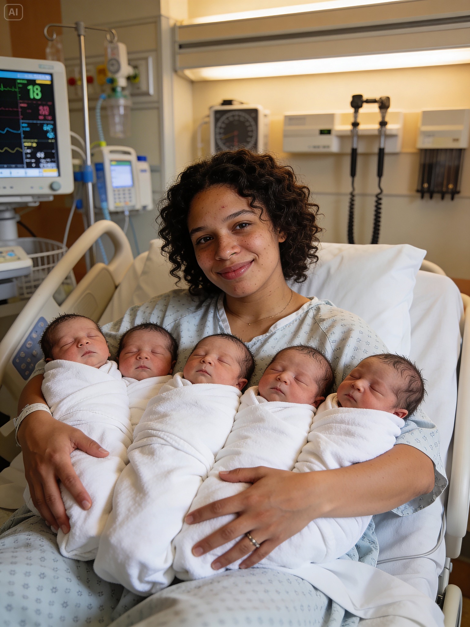 Right after the five babies were born, the father whispered, “These aren’t mine,” and walked out.