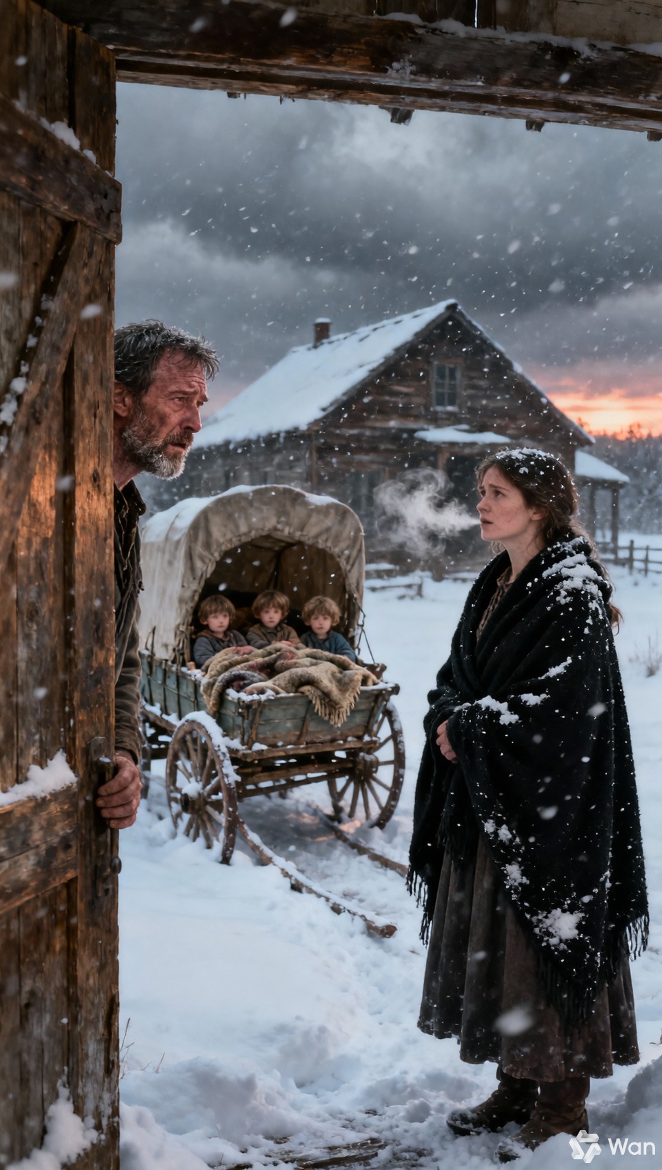 He posted a notice for a ranch cook. A single widow with children answered and changed everything. The knock came just as Jonas Hail realized the fire had gone out.