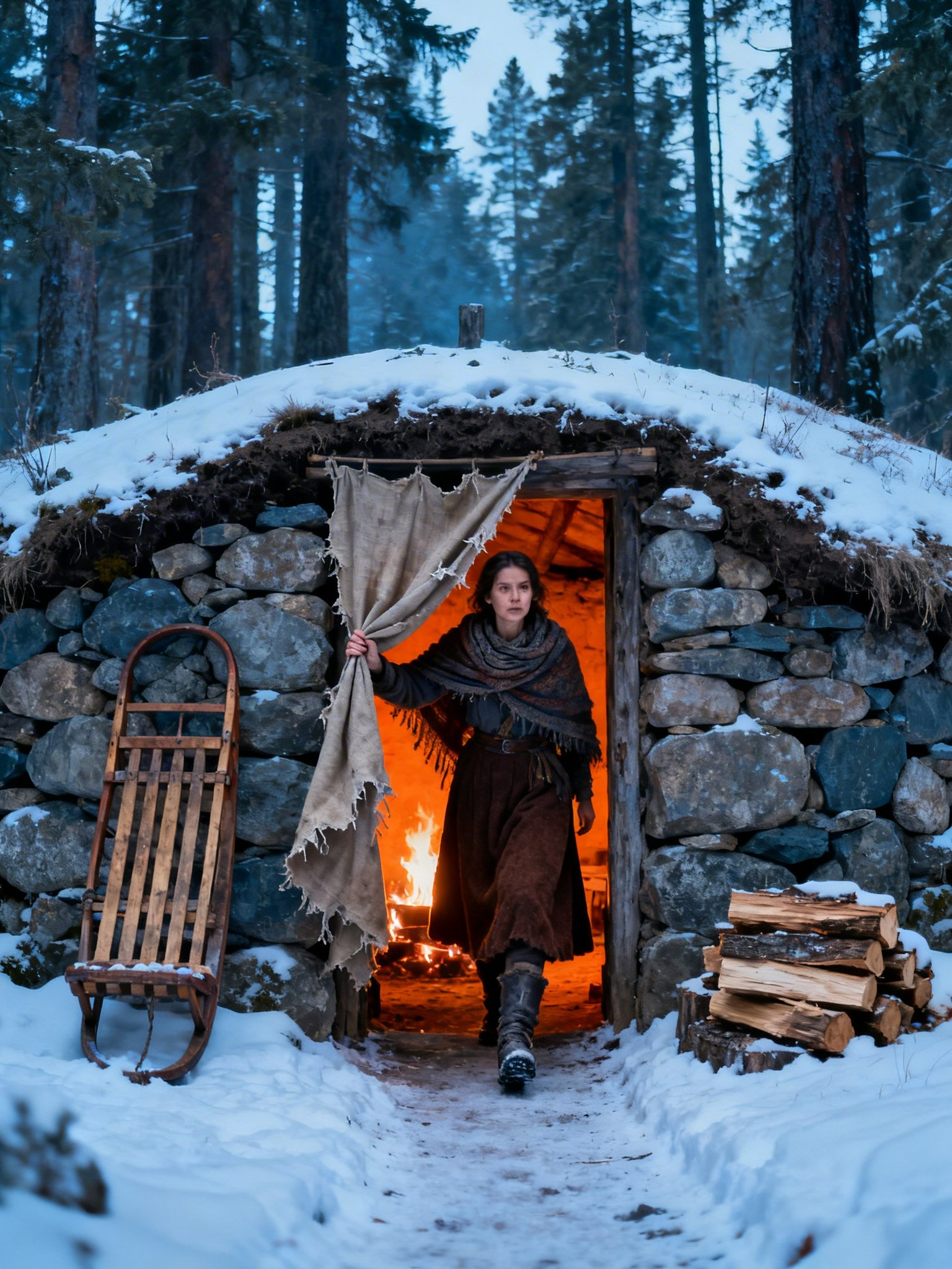 They Mocked the Woman in the Cave—Until Her 80-Degree Shelter Outlasted the Worst Winter in 45 Years