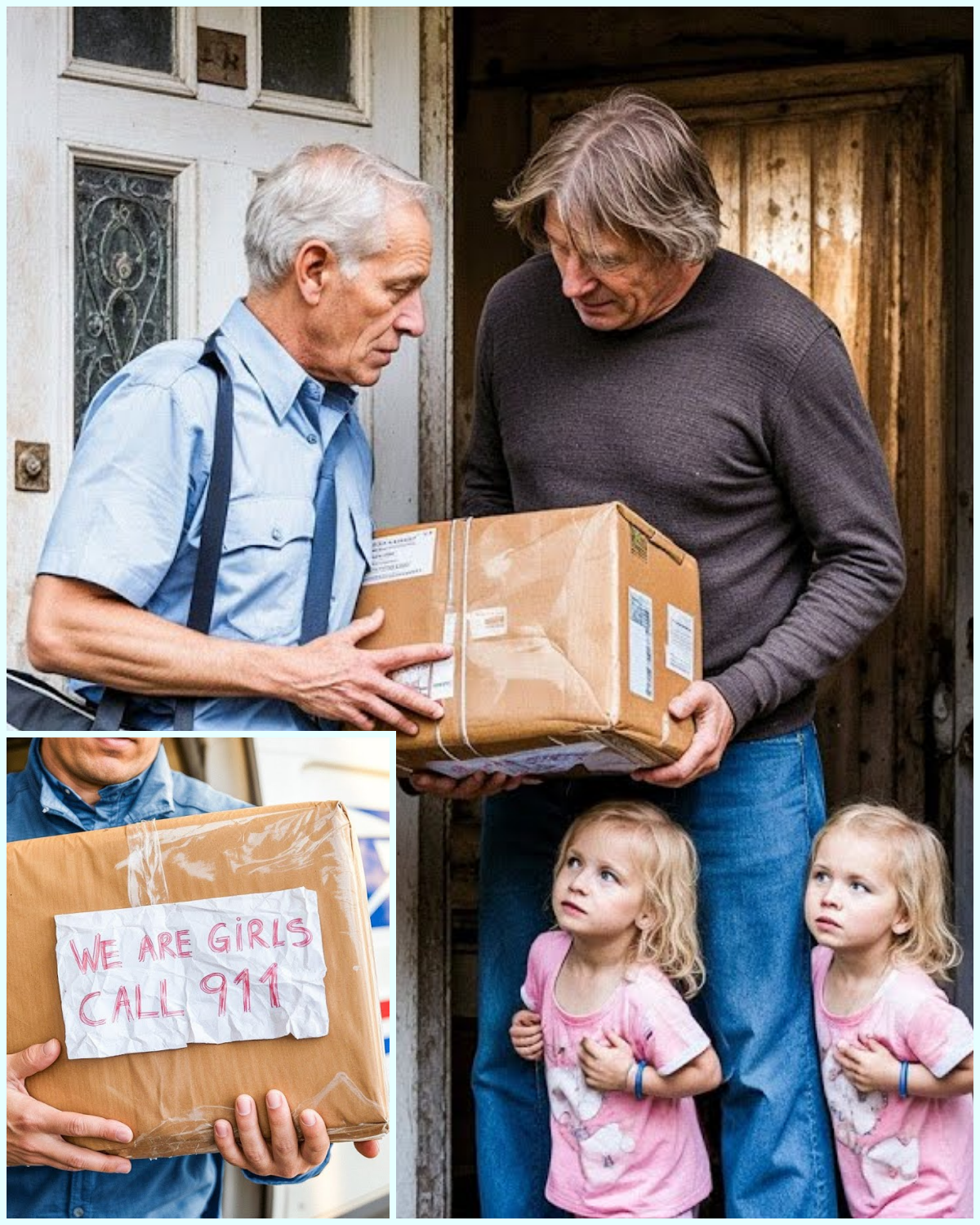 USPS Driver Sees Note on Package, Knows He Has to Act Fast!
