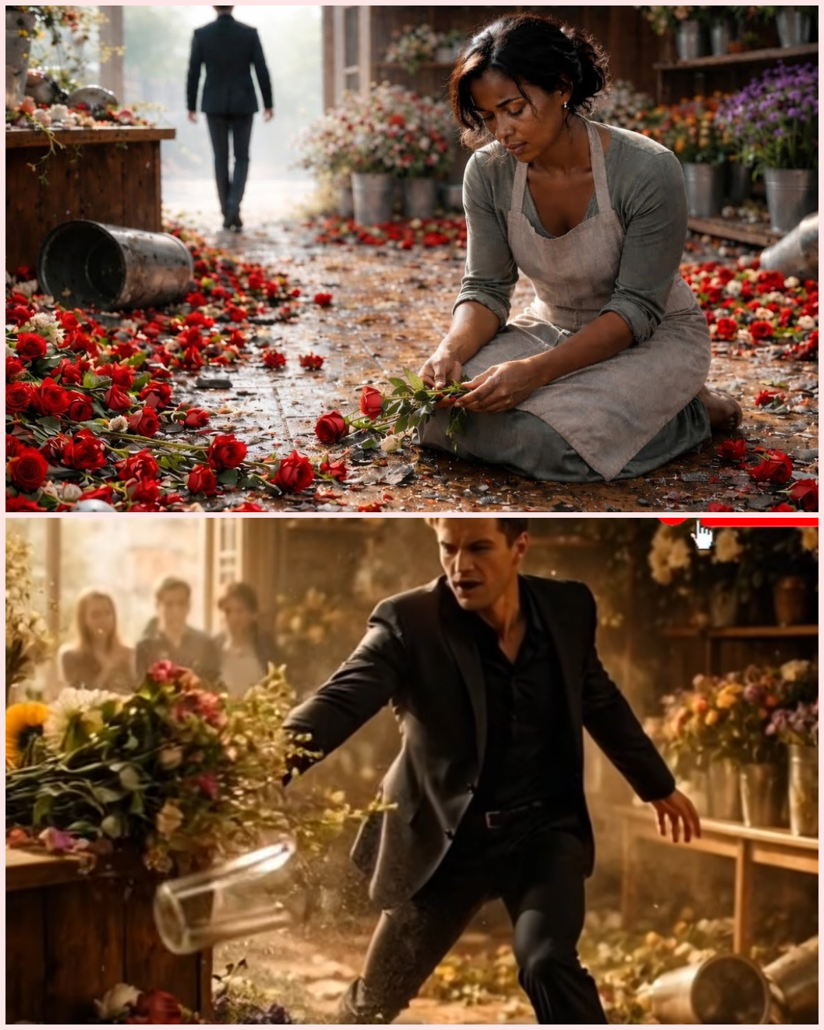 He Destroyed Her Flower Shop In Rage—Then Discovered She Saved His Mother’s Life.