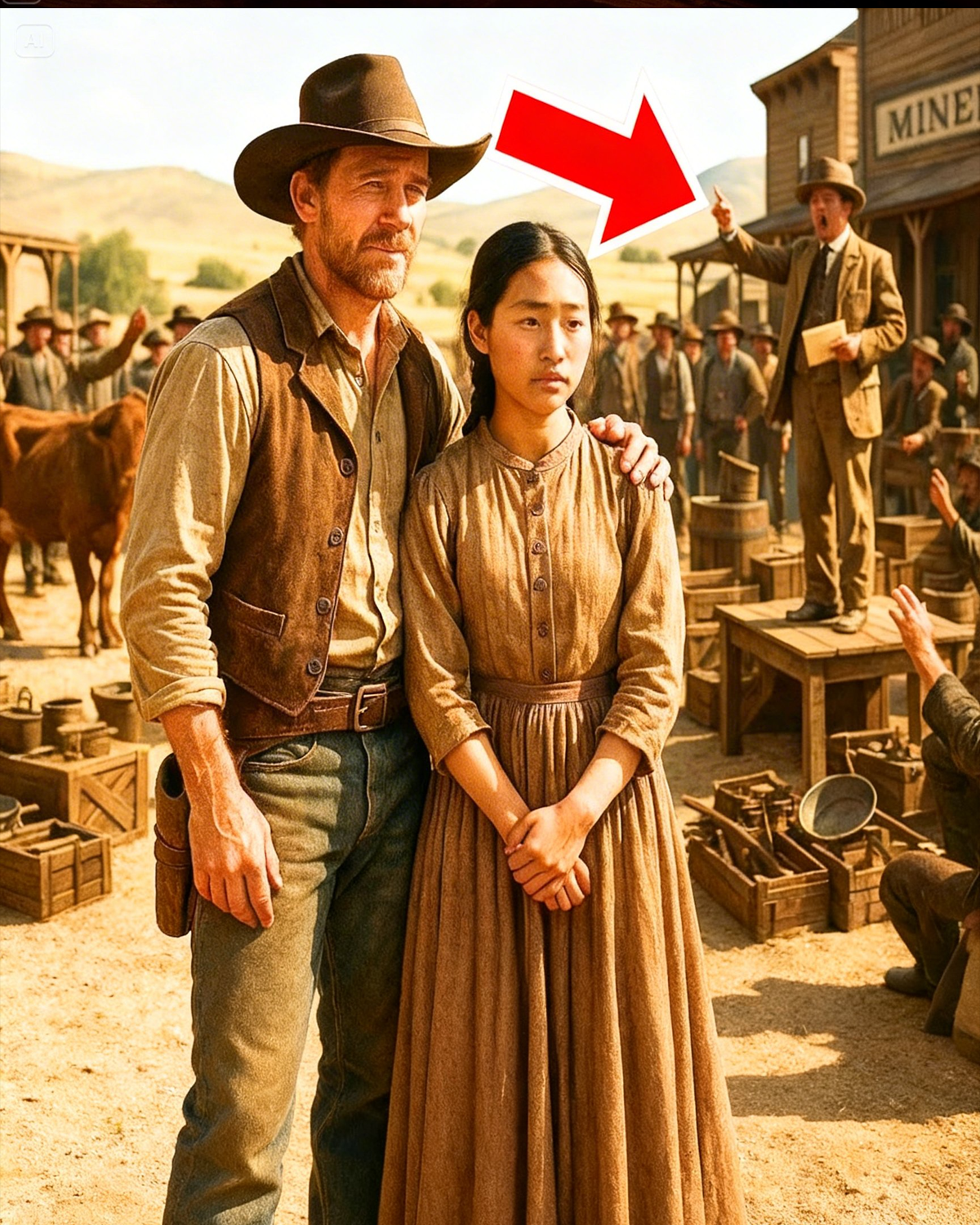 He Bought a Chinese Girl at Auction for 3 Dollars — And Gave Her His Ranch