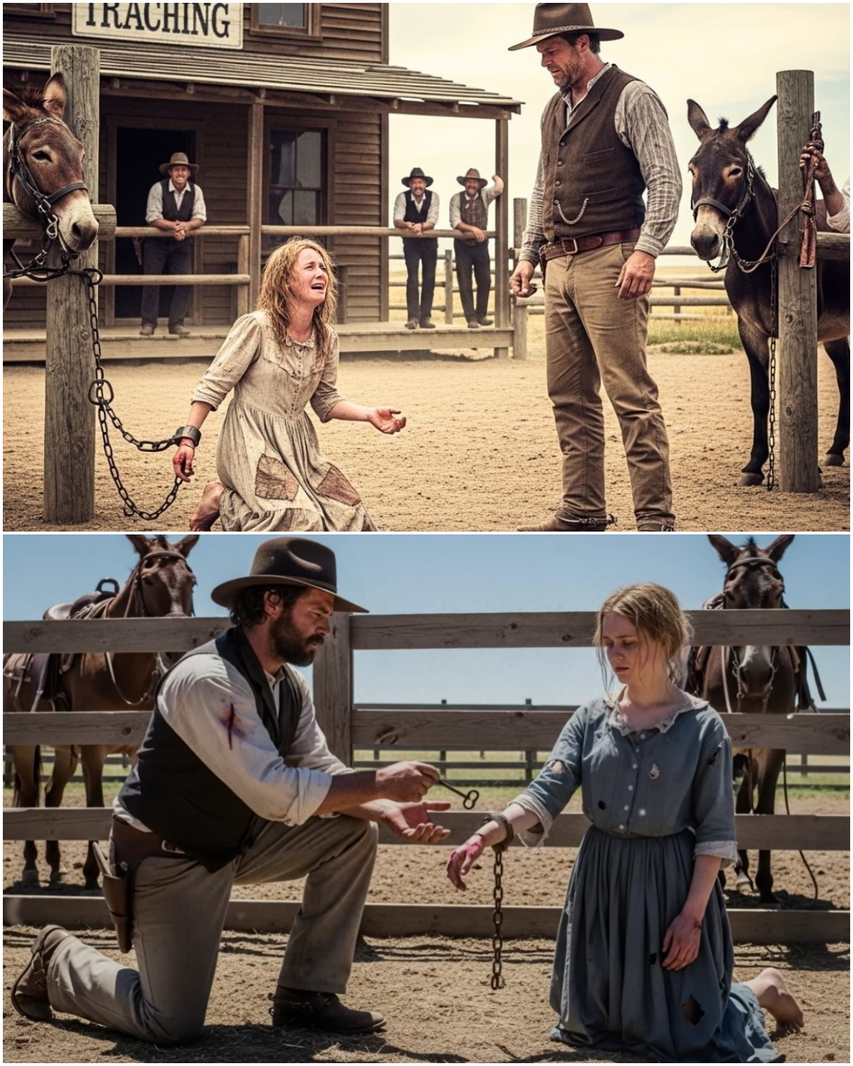 “Don’t Buy the Horse…” She Whispered — “Choose Me, Rancher… I Just Want to Be Free”