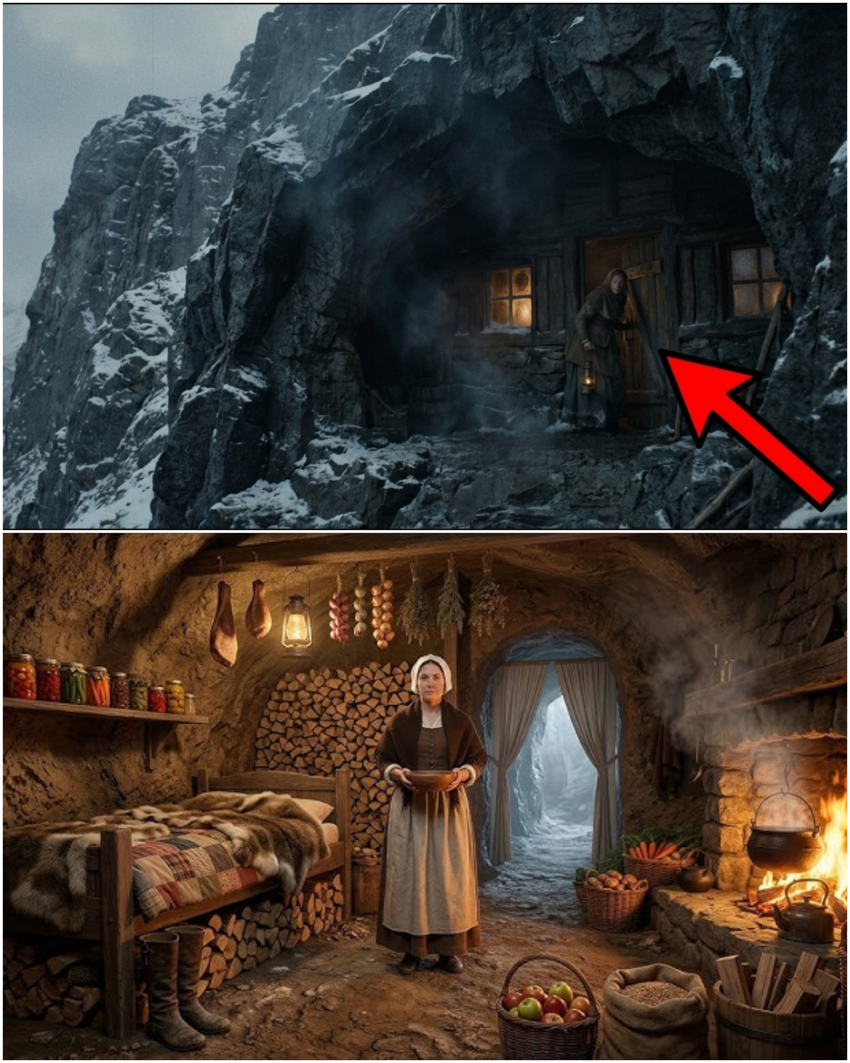 Cast Out Before Winter, a Widow Filled a Cave With Firewood and Food — It Saved Her in the Deadly ..