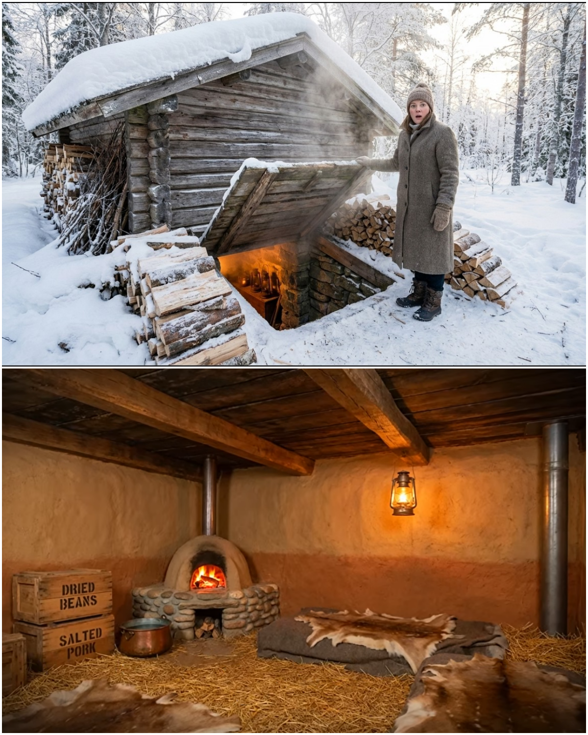She Built a Shelter Beneath the Woodshed — Until the Coldest Week Changed Everything