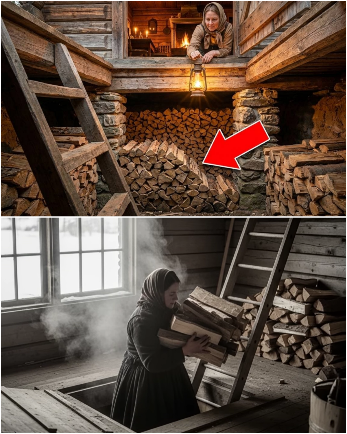 She Hid Her Shed Under Her Cabin — Until Her Firewood Stayed Dry Through Winter