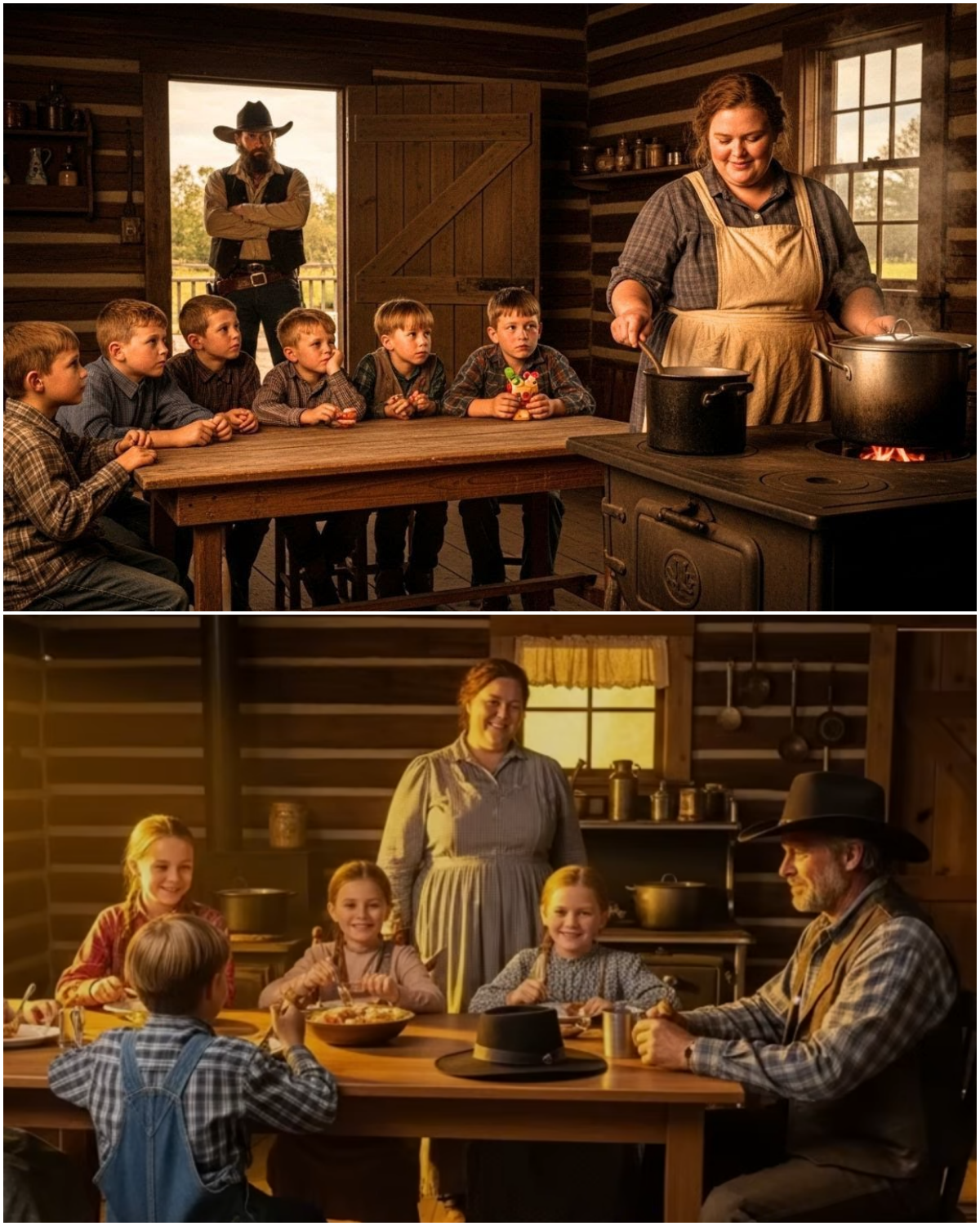She Was Hired to Cook for 6 Kids—But the Widowed Rancher Cowboy Never Expected This Ending
