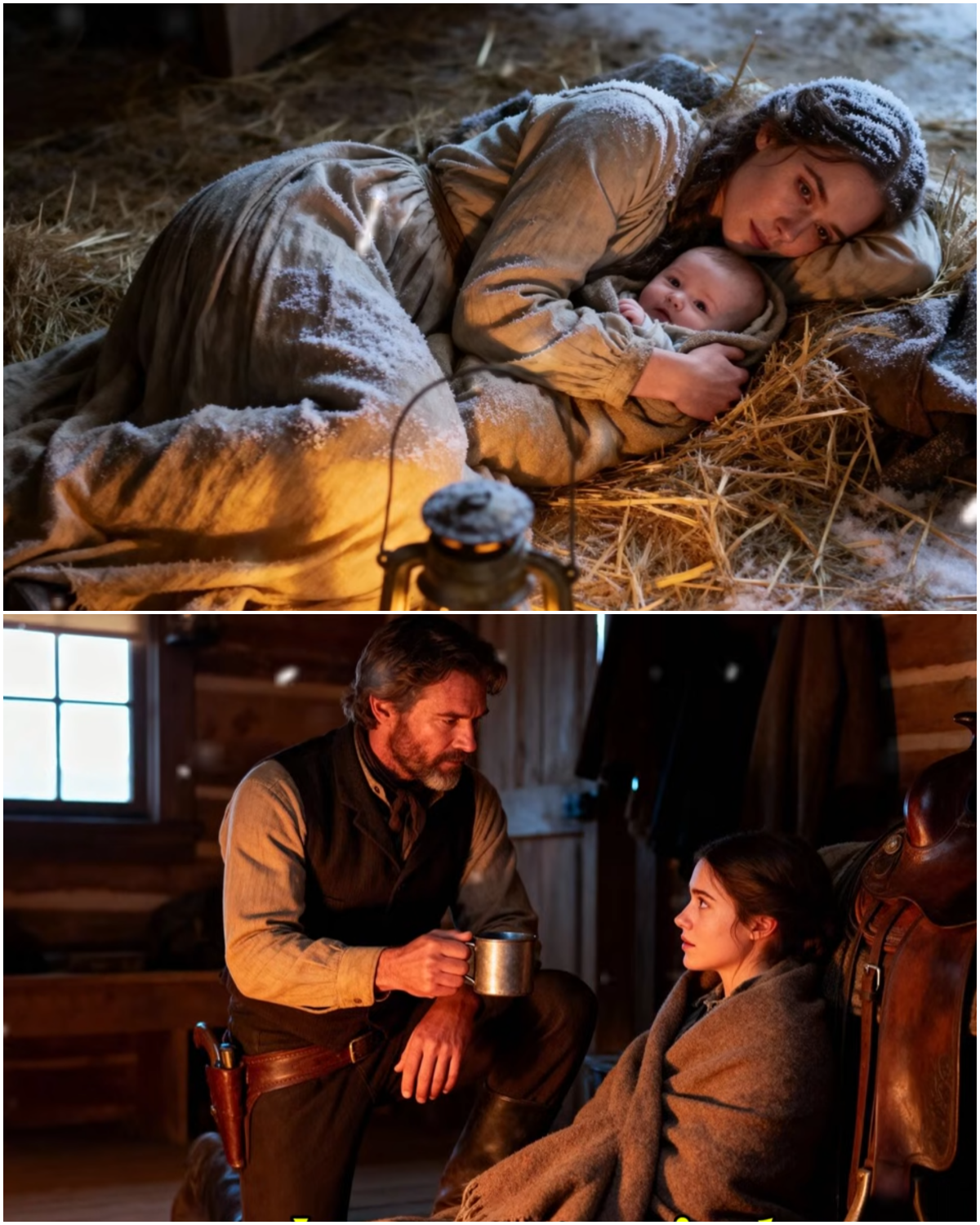 On Christmas Night, He Found Her Sleeping in the Hayloft With Her Baby — And Everything Changed.
