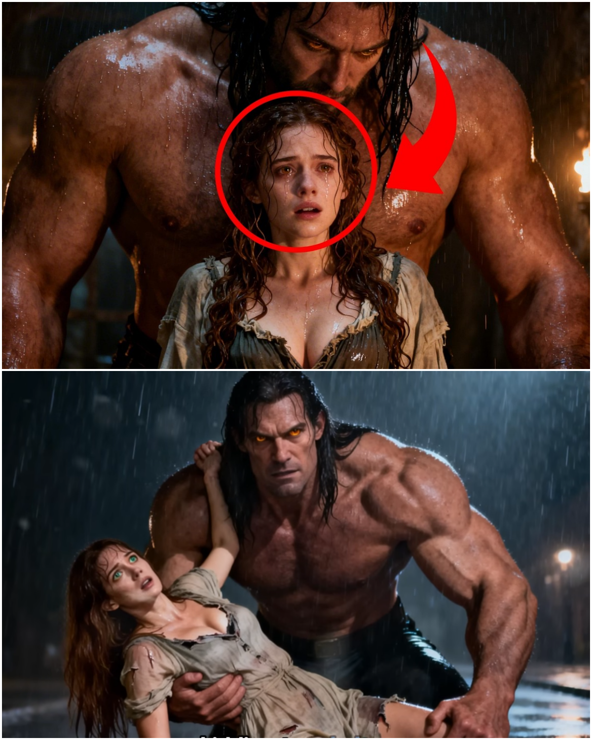 Because Of His SIZE DOWN THERE, Alpha King Was Rejected By Every Woman Until The Omega Came