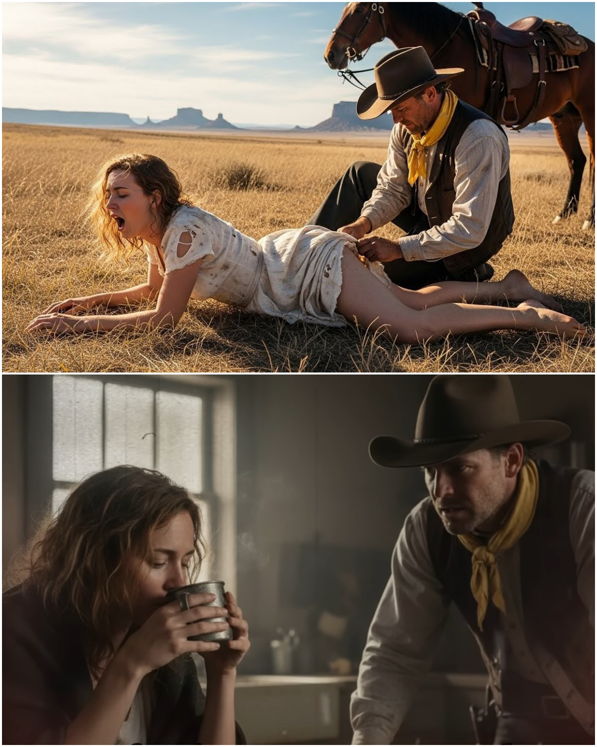 “Don’t… It Still Hurts There” — The Rancher Did It Anyway.. And Then. He Had A Wife