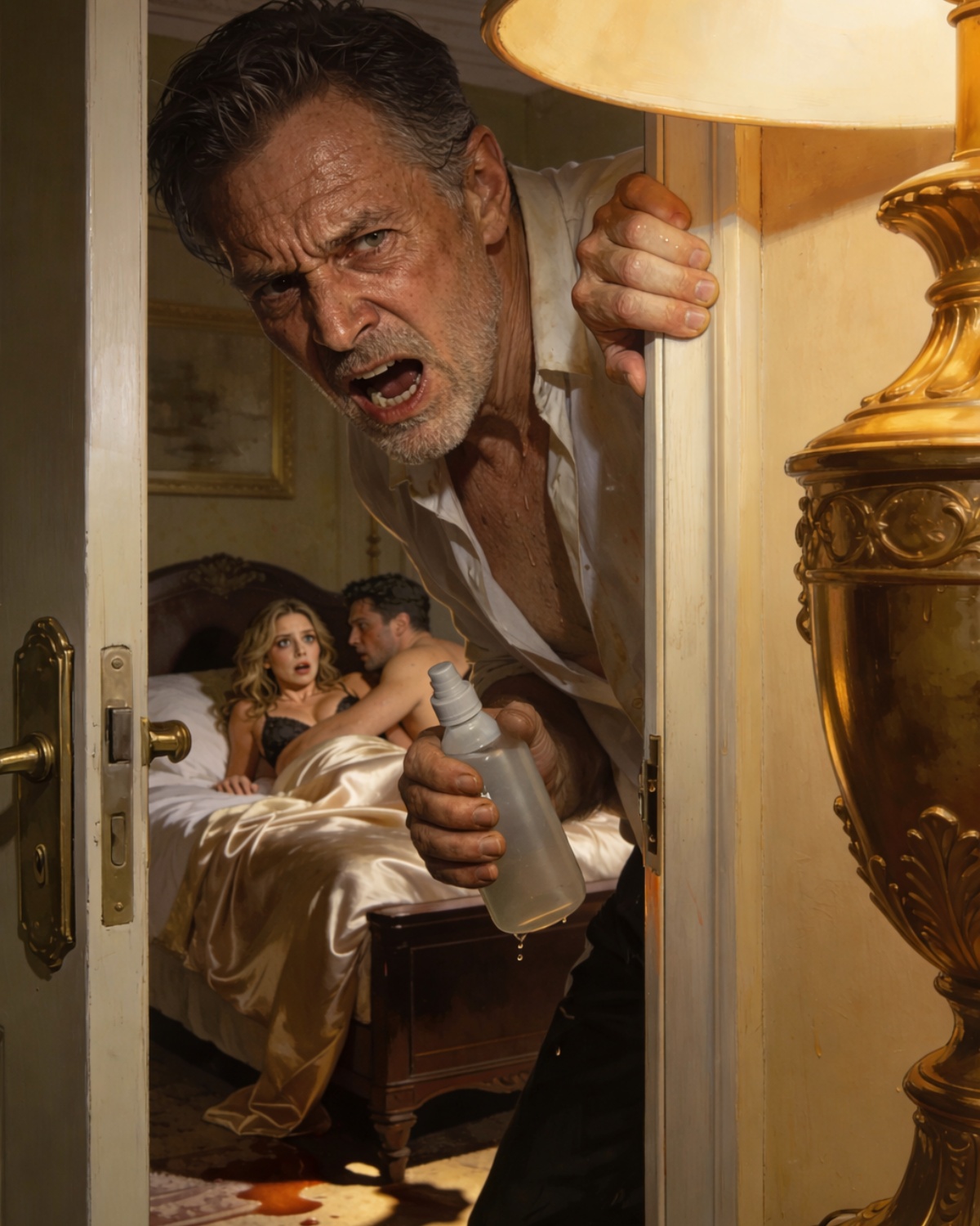 I CAUGHT MY WIFE WITH MY SON-IN-LAW. I SWAPPED THE LUBE FOR INDUSTRIAL GLUE. AN HOUR LATER…