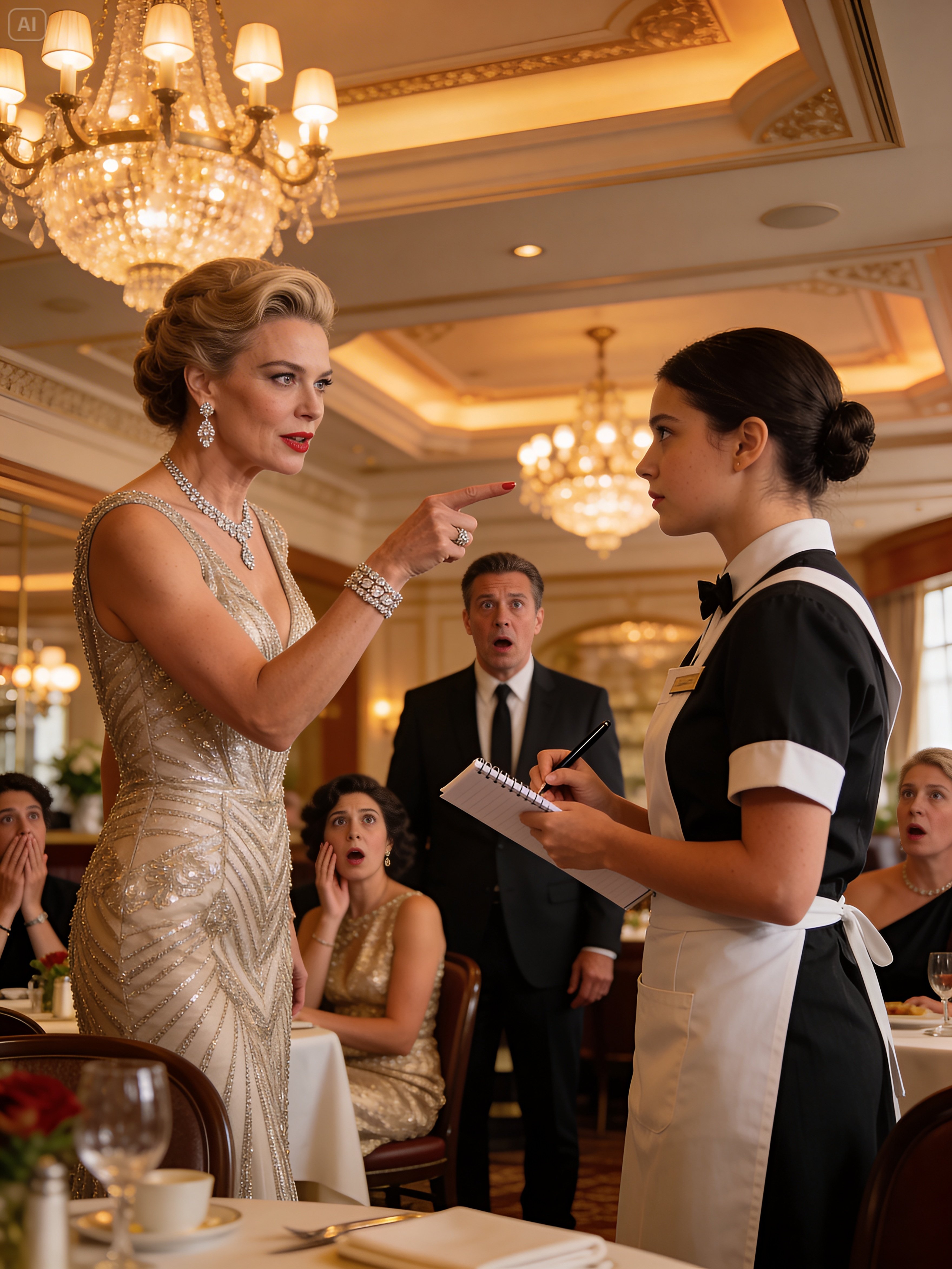 “You are nothing but an illiterate servant. Do not speak to me until you learn to read proper English.”